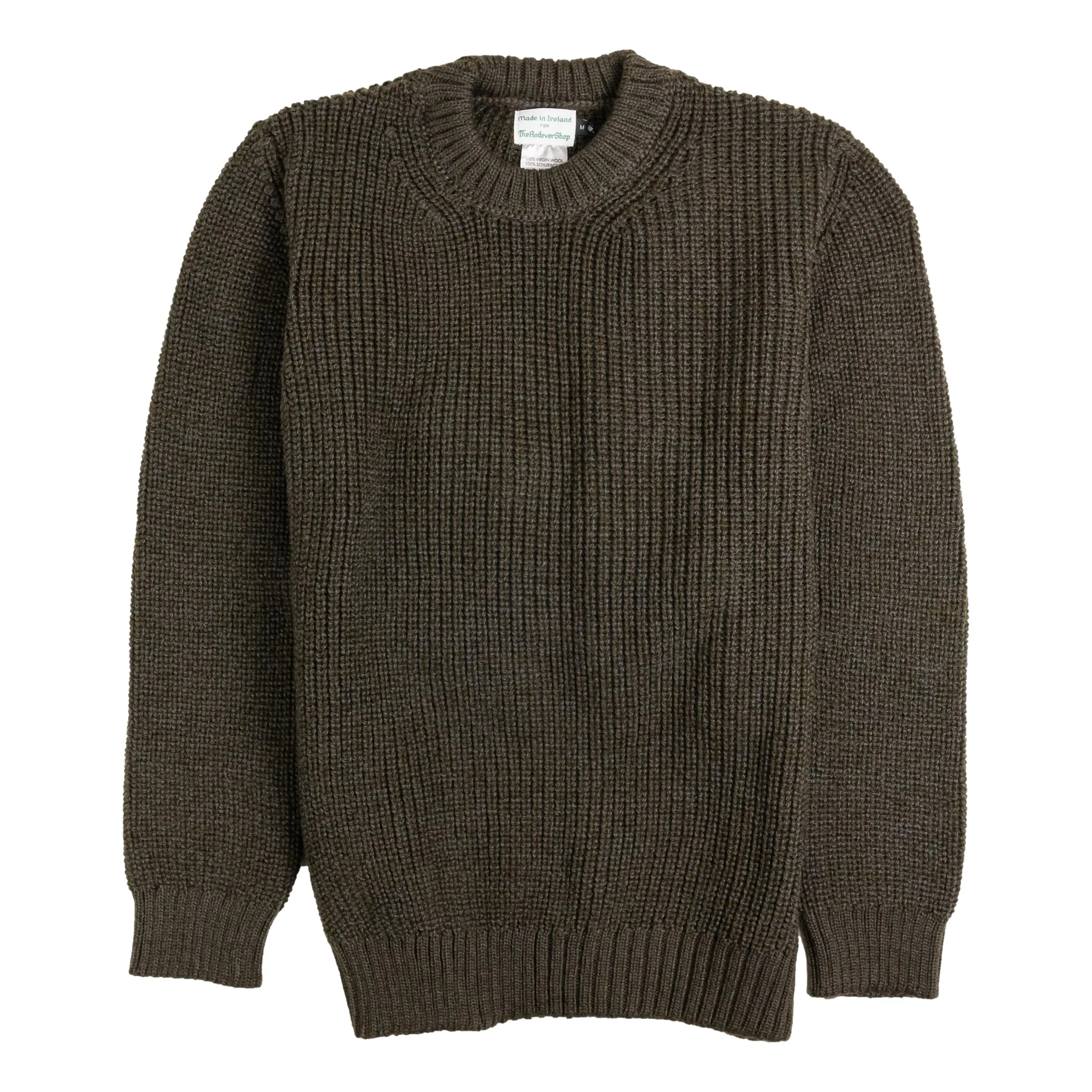 Crosshaven Ribbed Crewneck Wool Sweater - Image 3