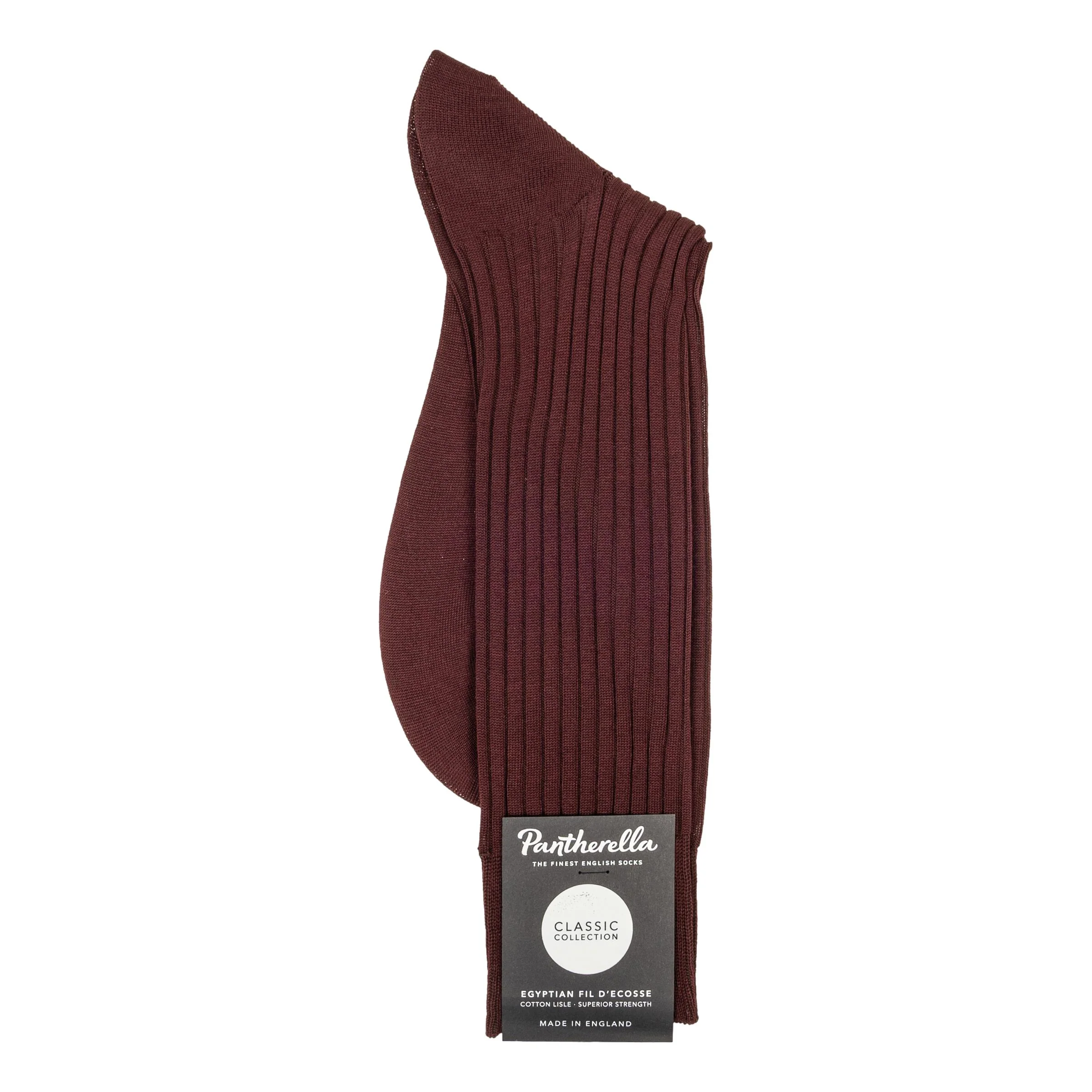 Danvers 5x3 Rib Cotton Lisle Dress Socks - Image 5