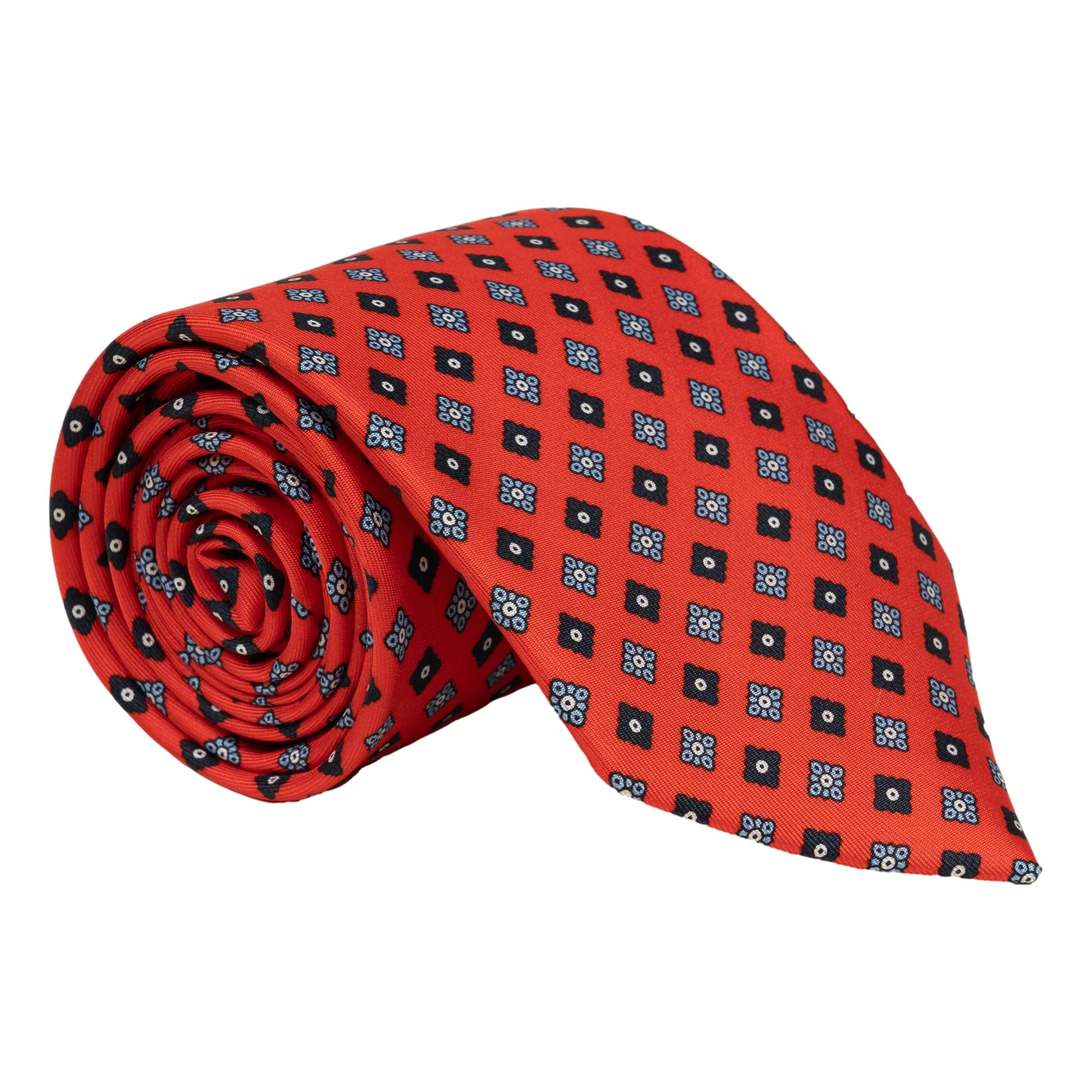 Diamond Emblem Motif Silk Tie - Image 2
