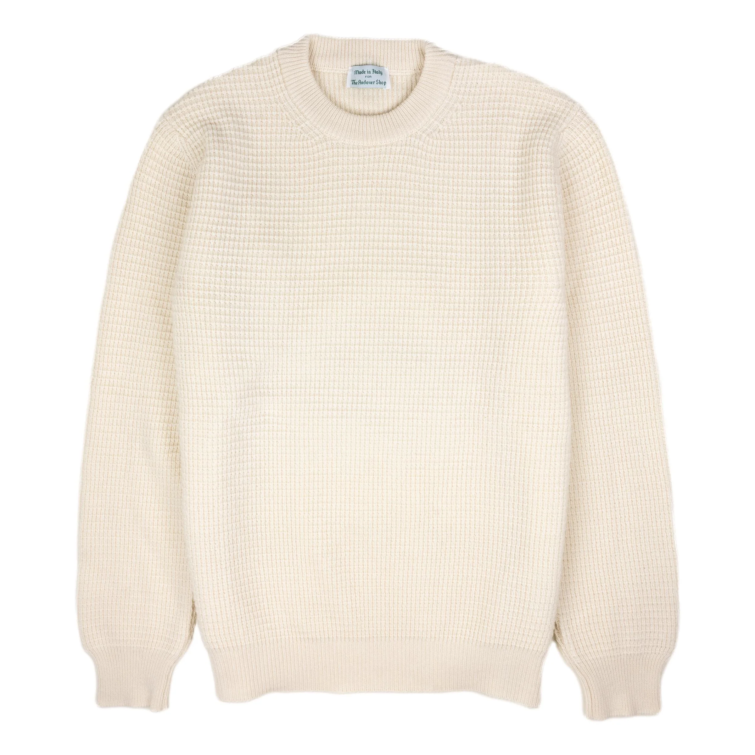 Donn Weave Crewneck Merino Wool Sweater - Image 2