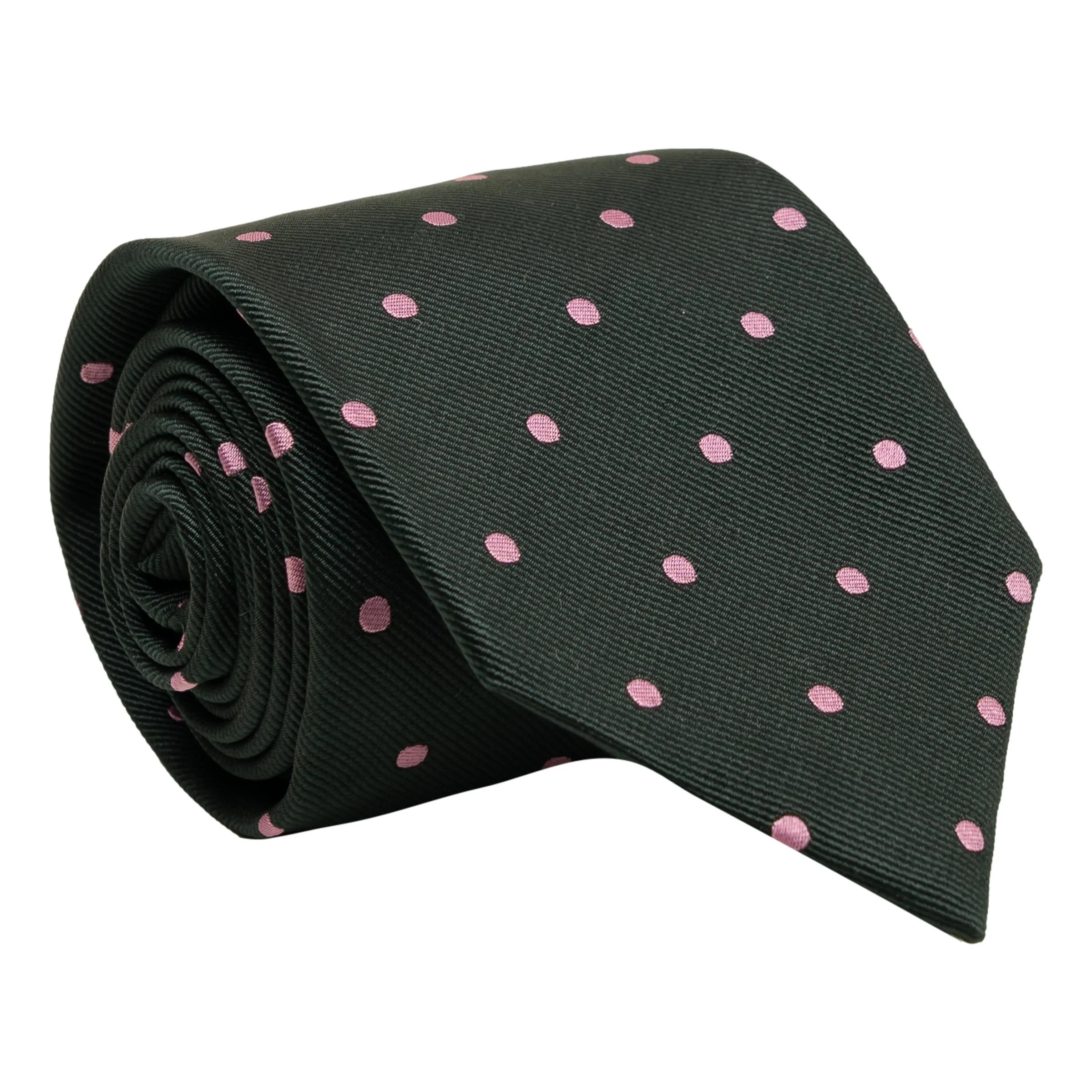 Dotted Silk Woven Tie - Image 2