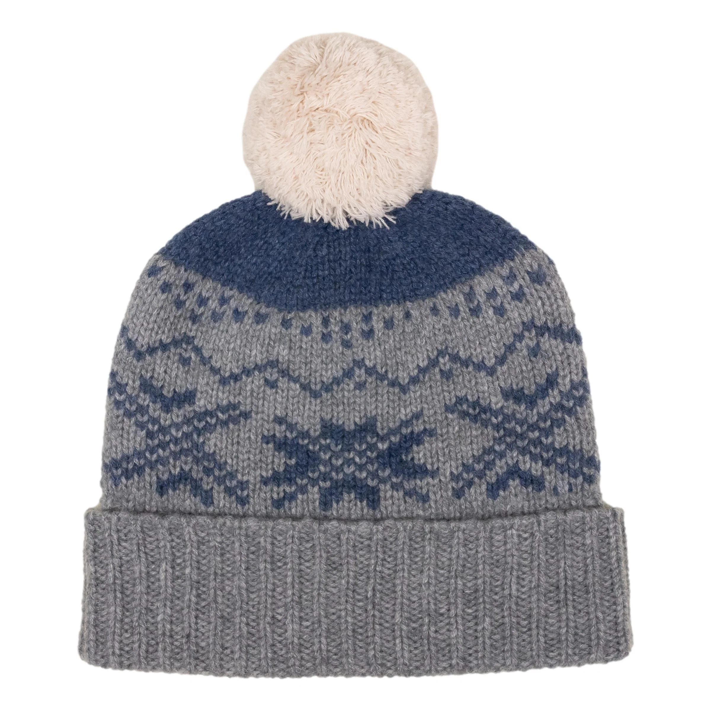 Fairisle Cashmere Beanie - Image 2