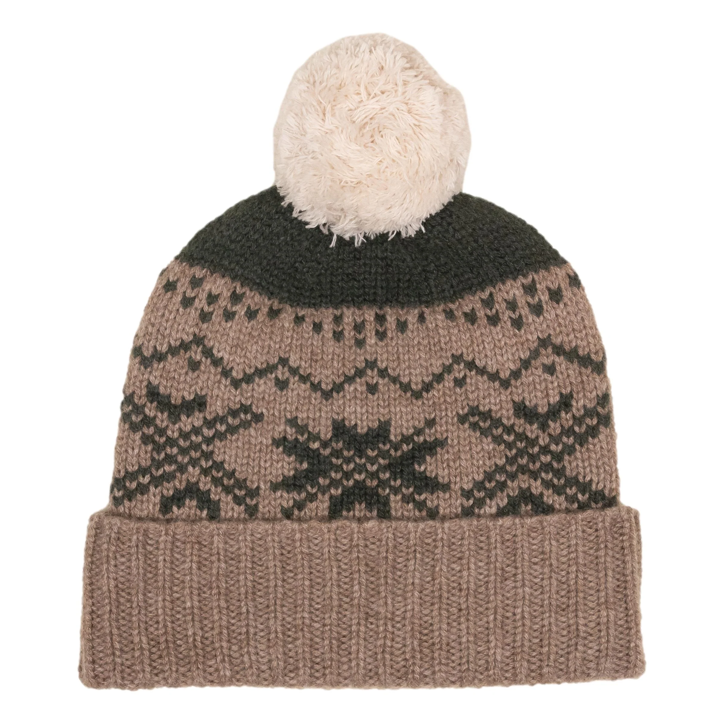 Fairisle Cashmere Beanie - Image 3