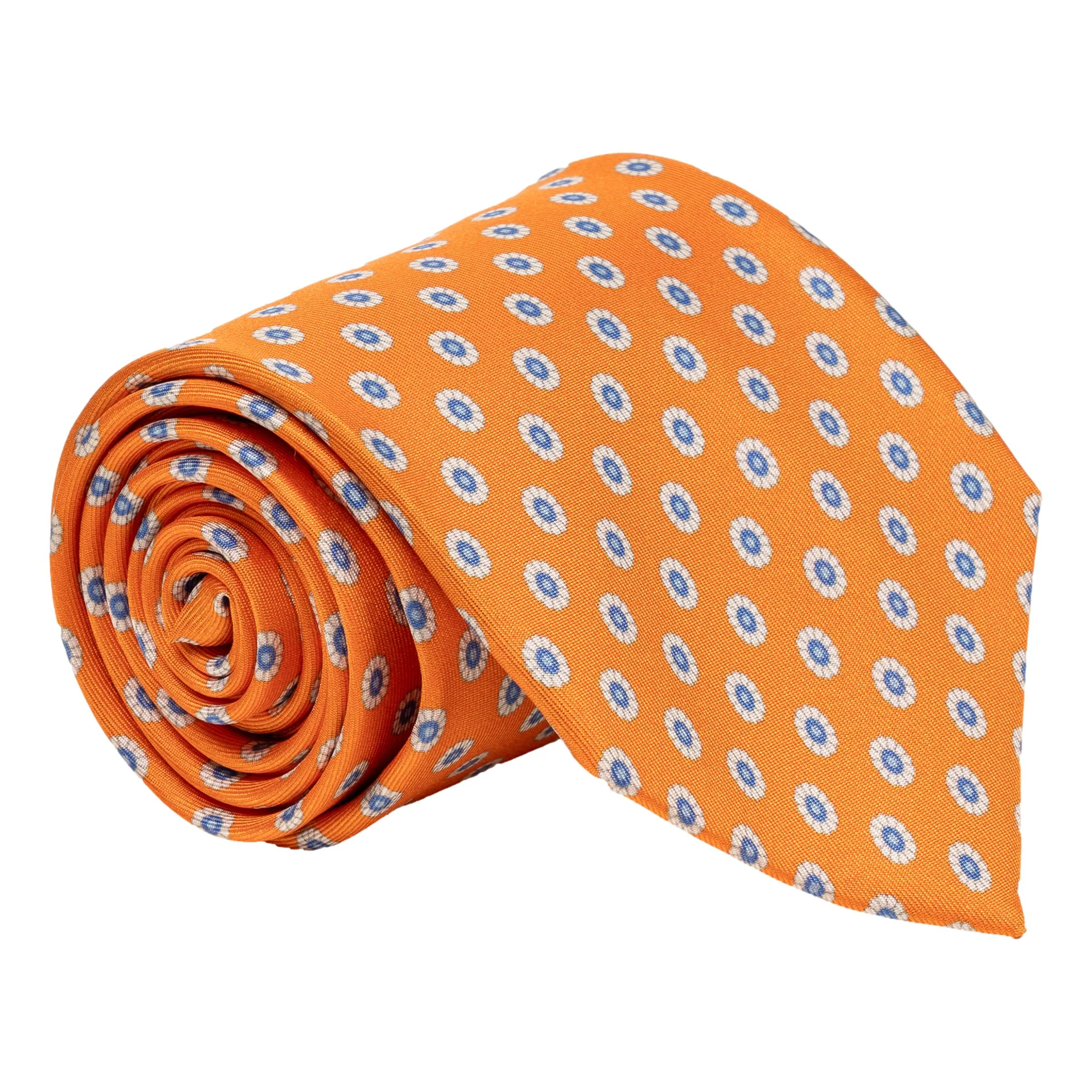 Floral Shield Print Silk Tie - Image 2