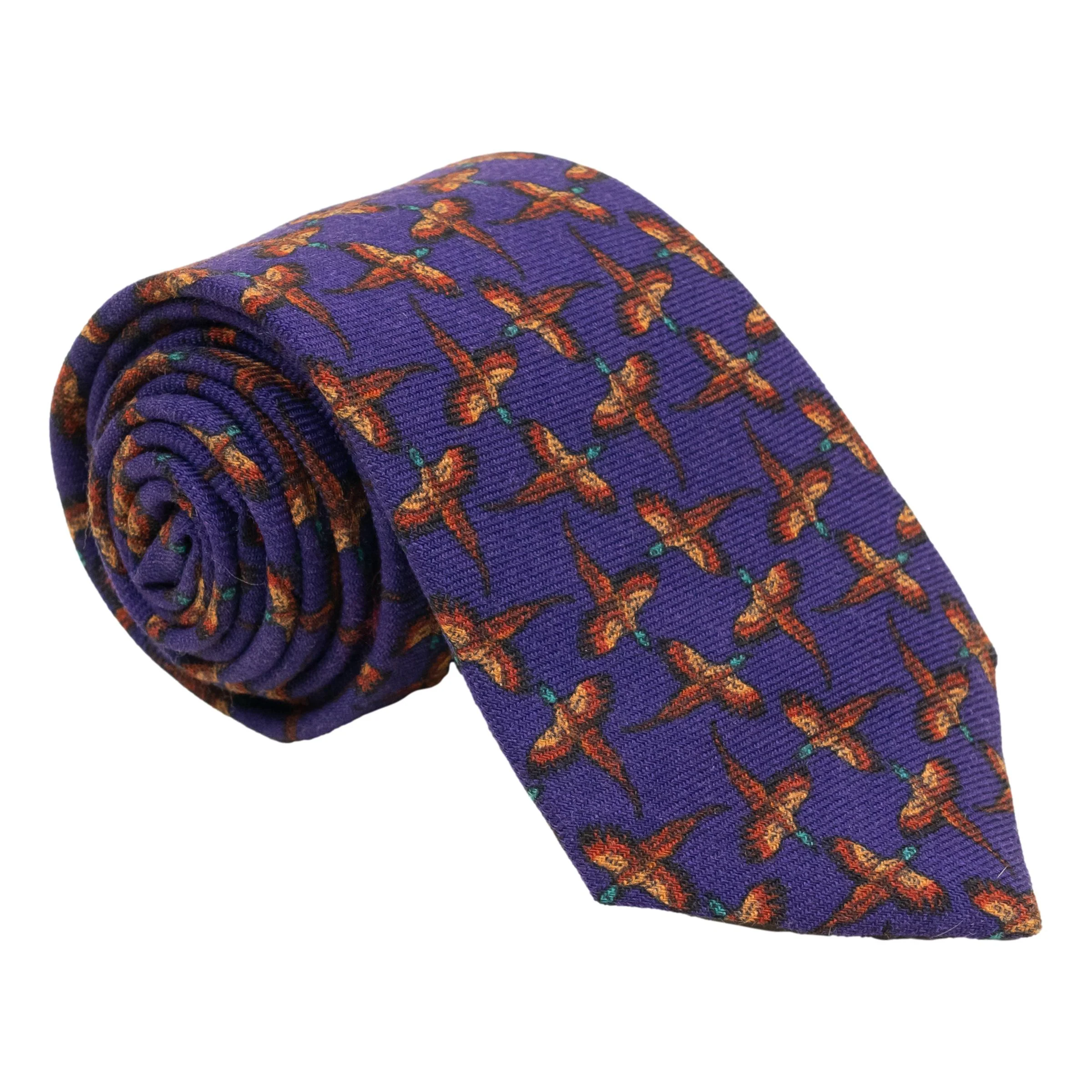 Flushed Pheasant Wool Tie - Image 2