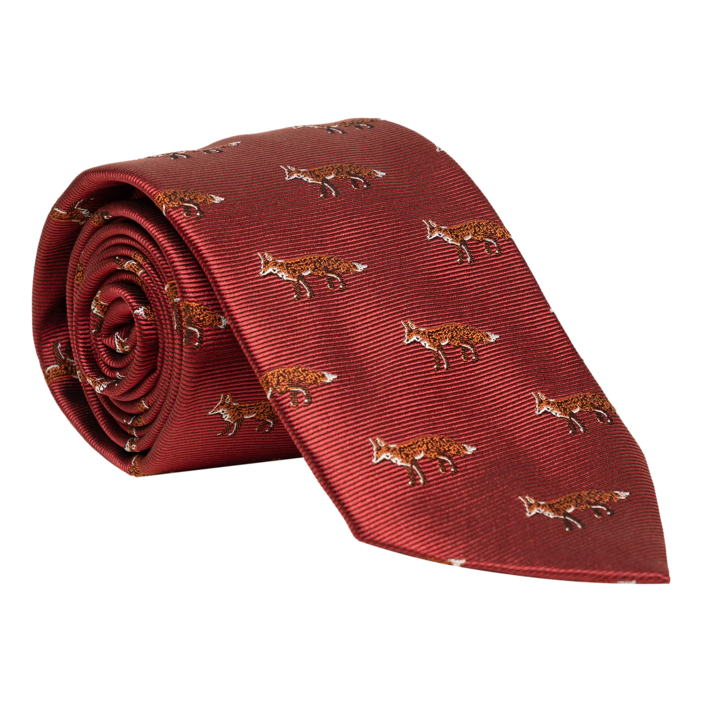 Fox Silk Tie - Image 3