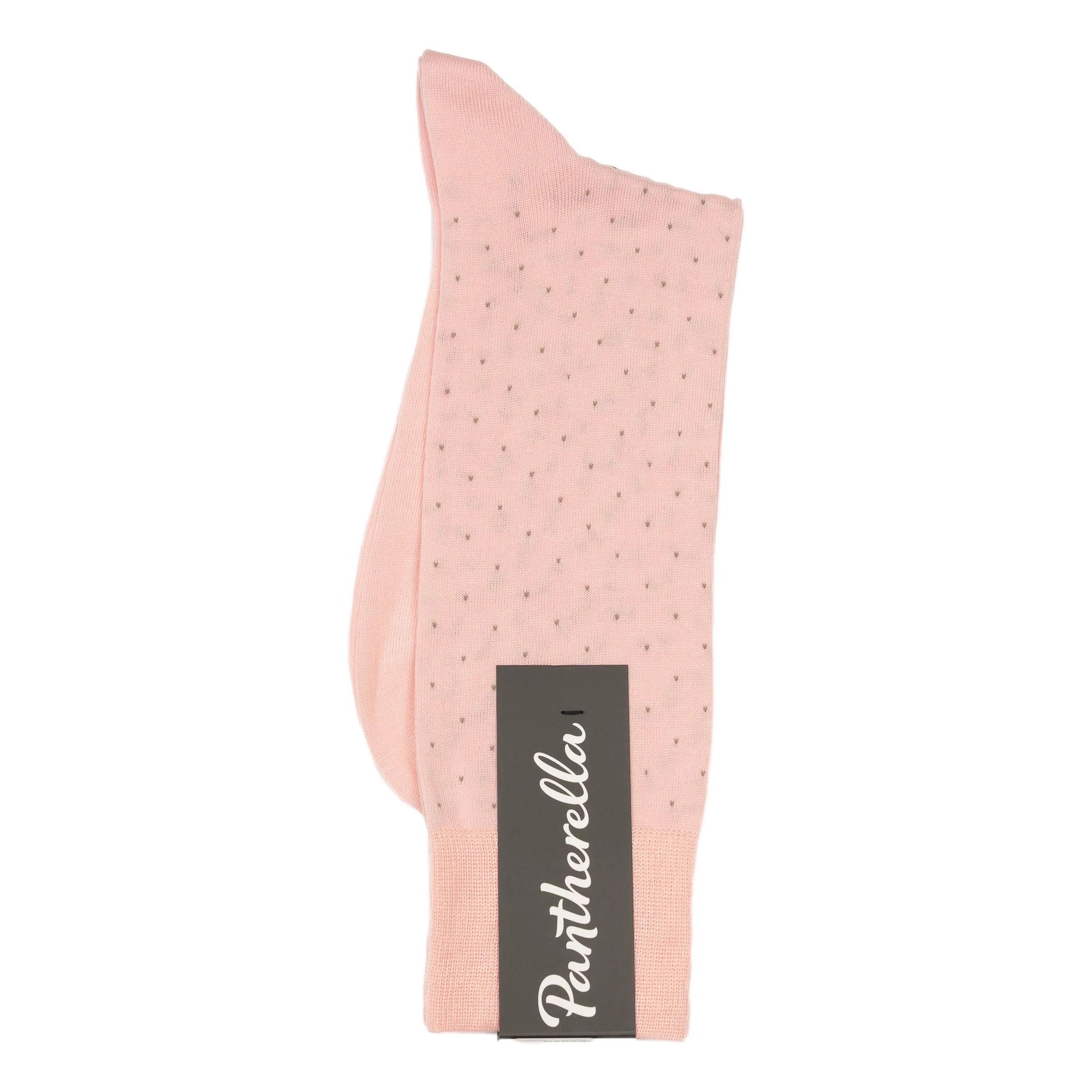 Gadsbury Pin Dot Cotton Mid-Calf Dress Sock - Image 2
