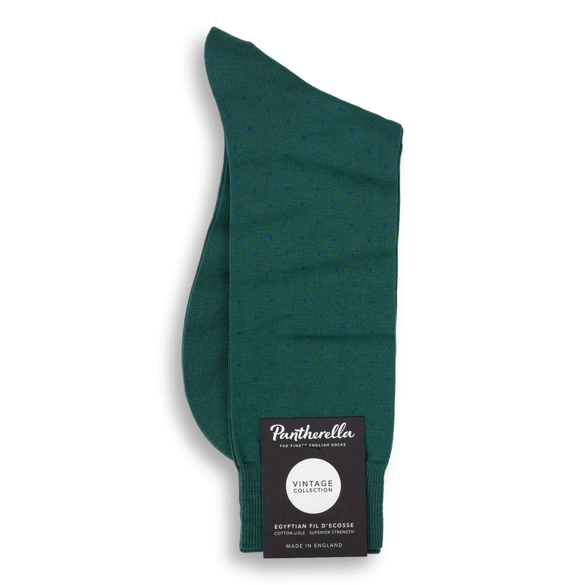 Gadsbury Pin Dot Cotton Over-the-Calf Dress Sock - Image 4