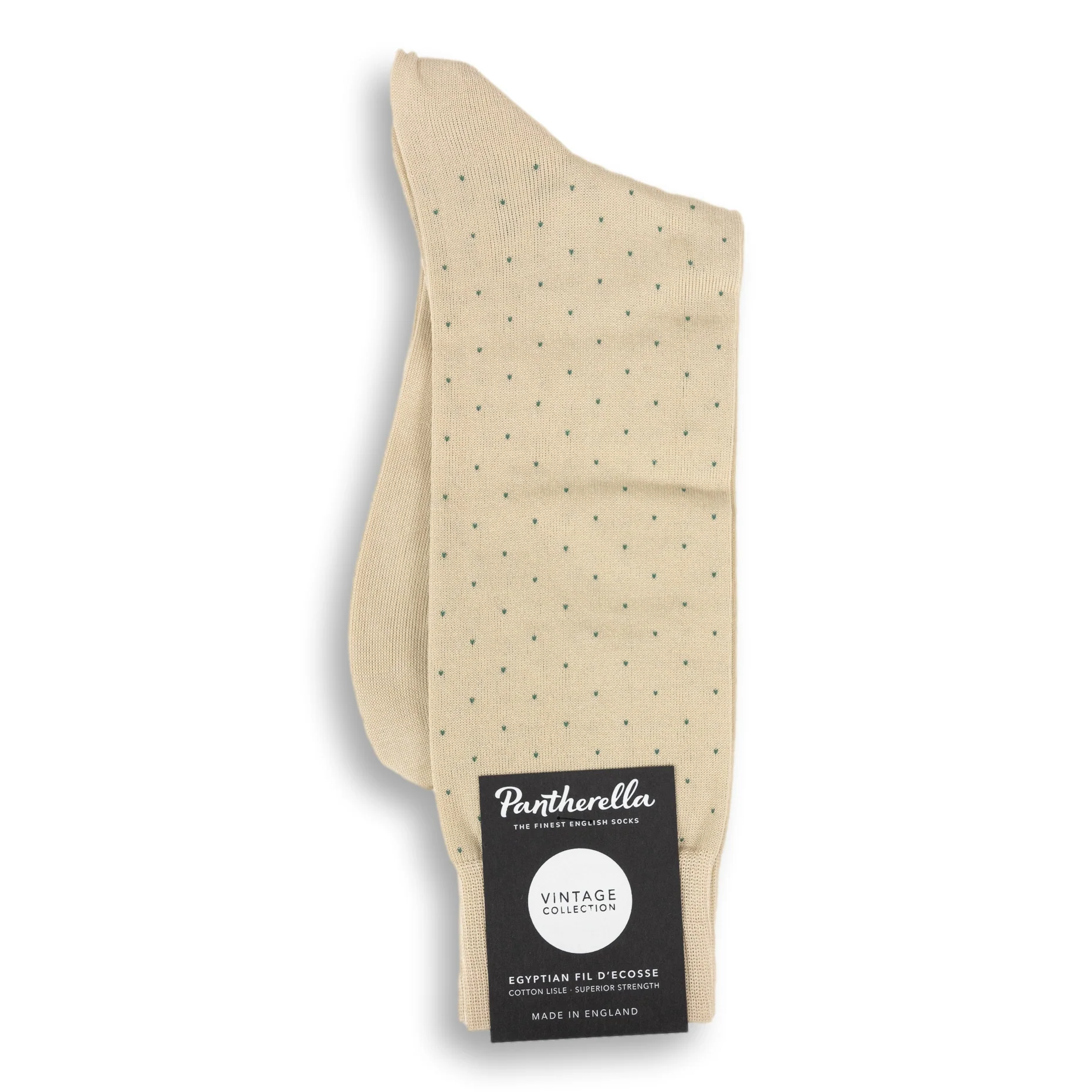 Gadsbury Pin Dot Cotton Over-the-Calf Dress Sock - Image 5