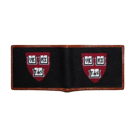 Harvard University Needlepoint Bi-Fold Wallet - Image 2