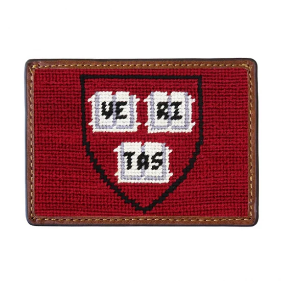 Harvard University Needlepoint Bi-Fold Wallet - Image 3