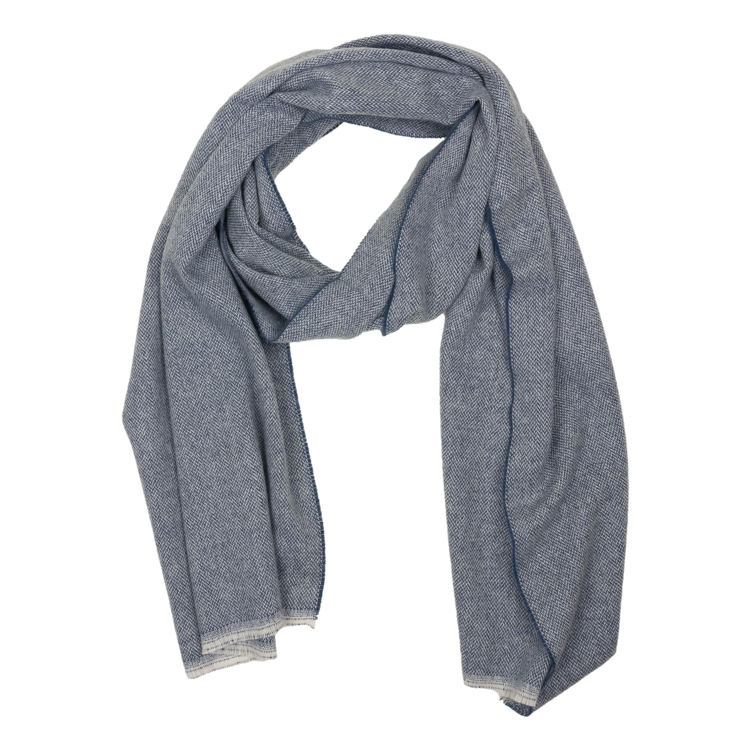Herringbone Cashmere Scarf - Image 2
