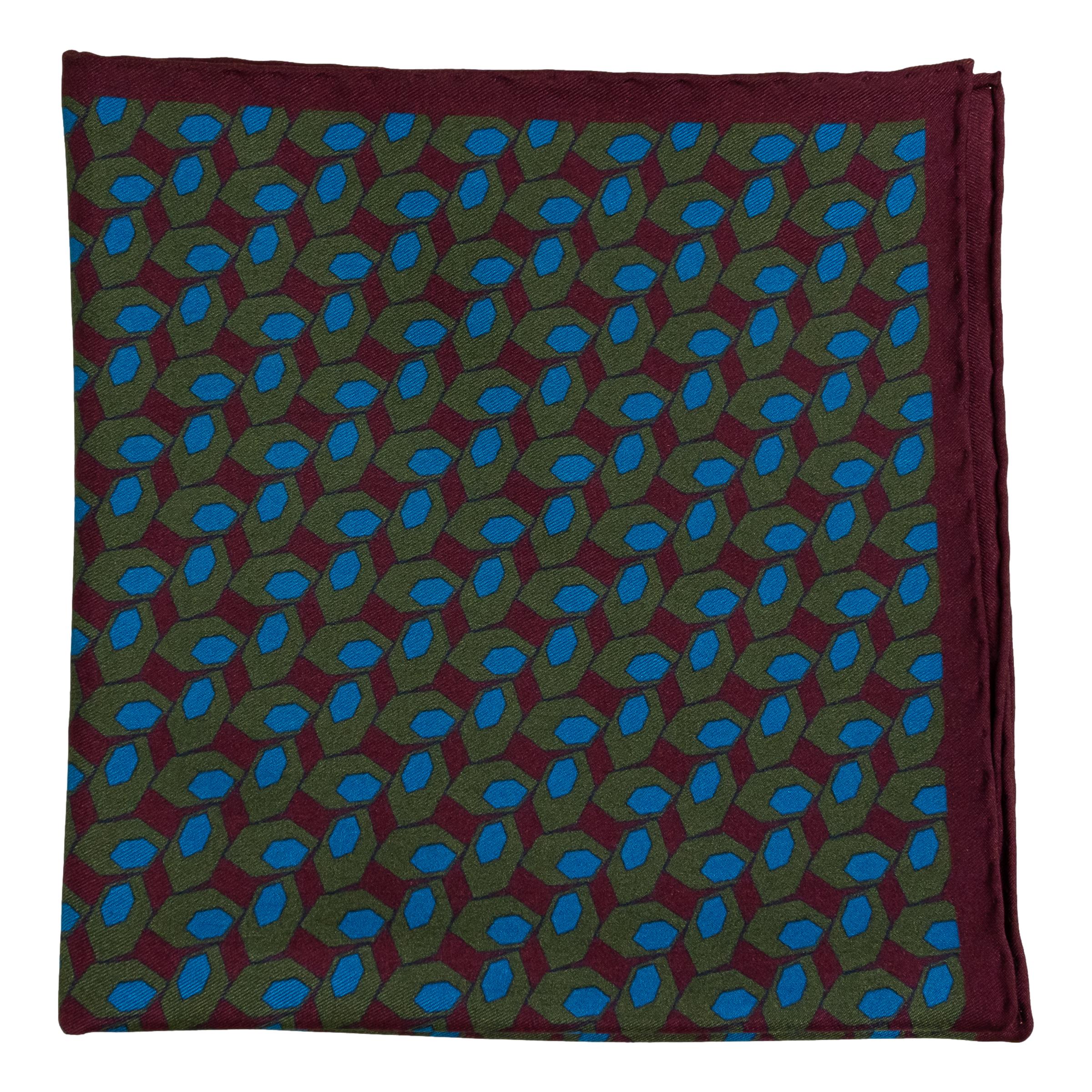 Hexagonal Silk Pocket Square - Image 2