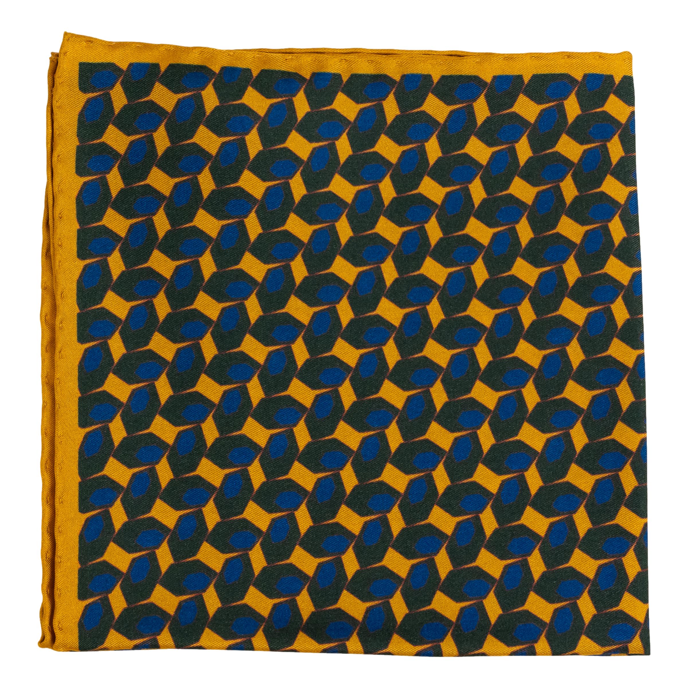 Hexagonal Silk Pocket Square - Image 3
