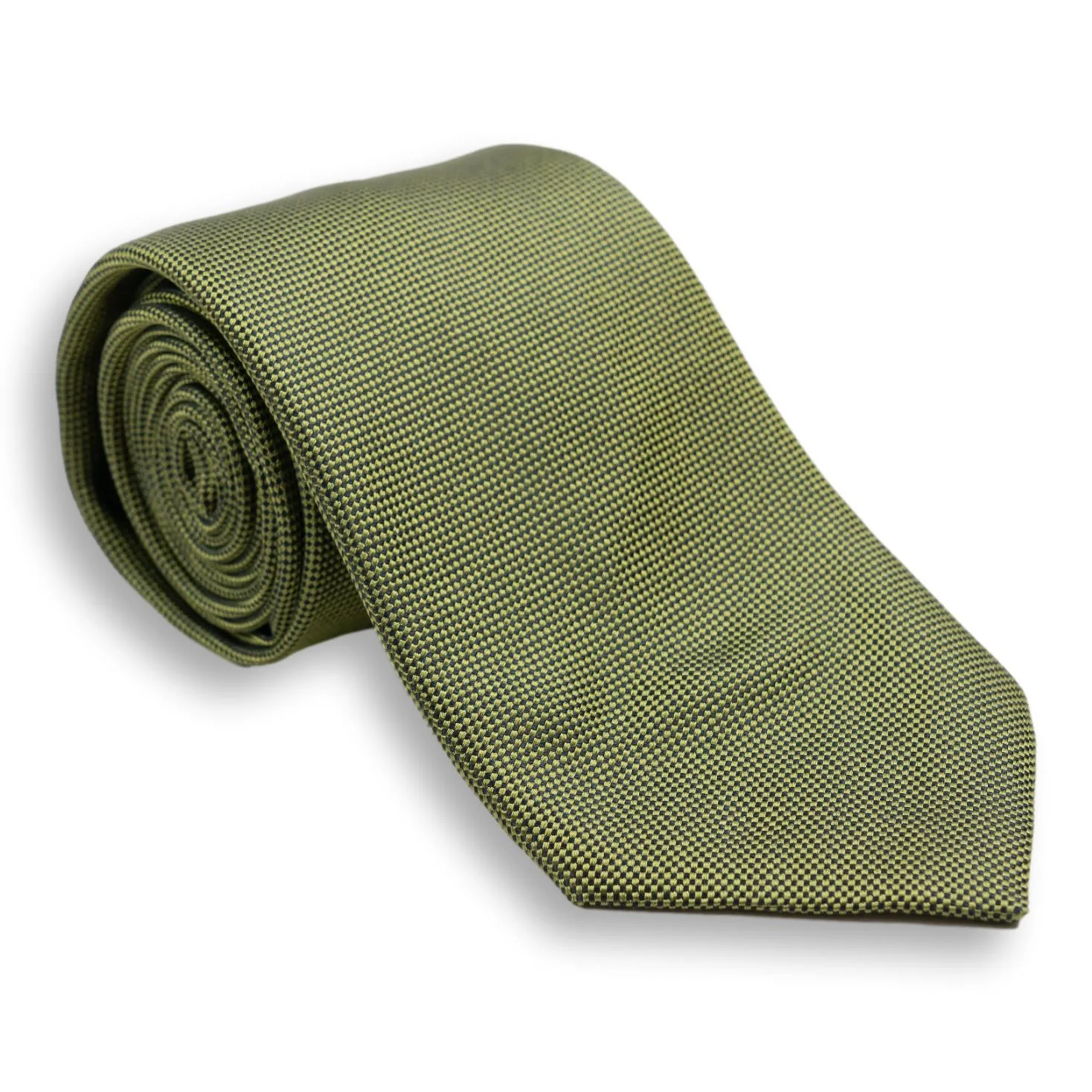 Iridescent Basket Weave Silk Tie - Image 11