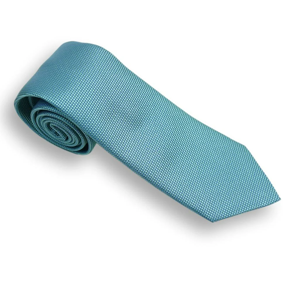 Iridescent Basket Weave Silk Tie - Image 6