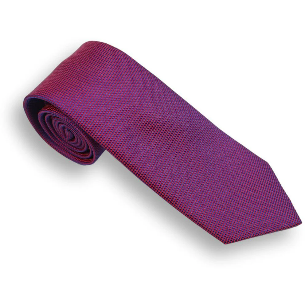 Iridescent Basket Weave Silk Tie - Image 8