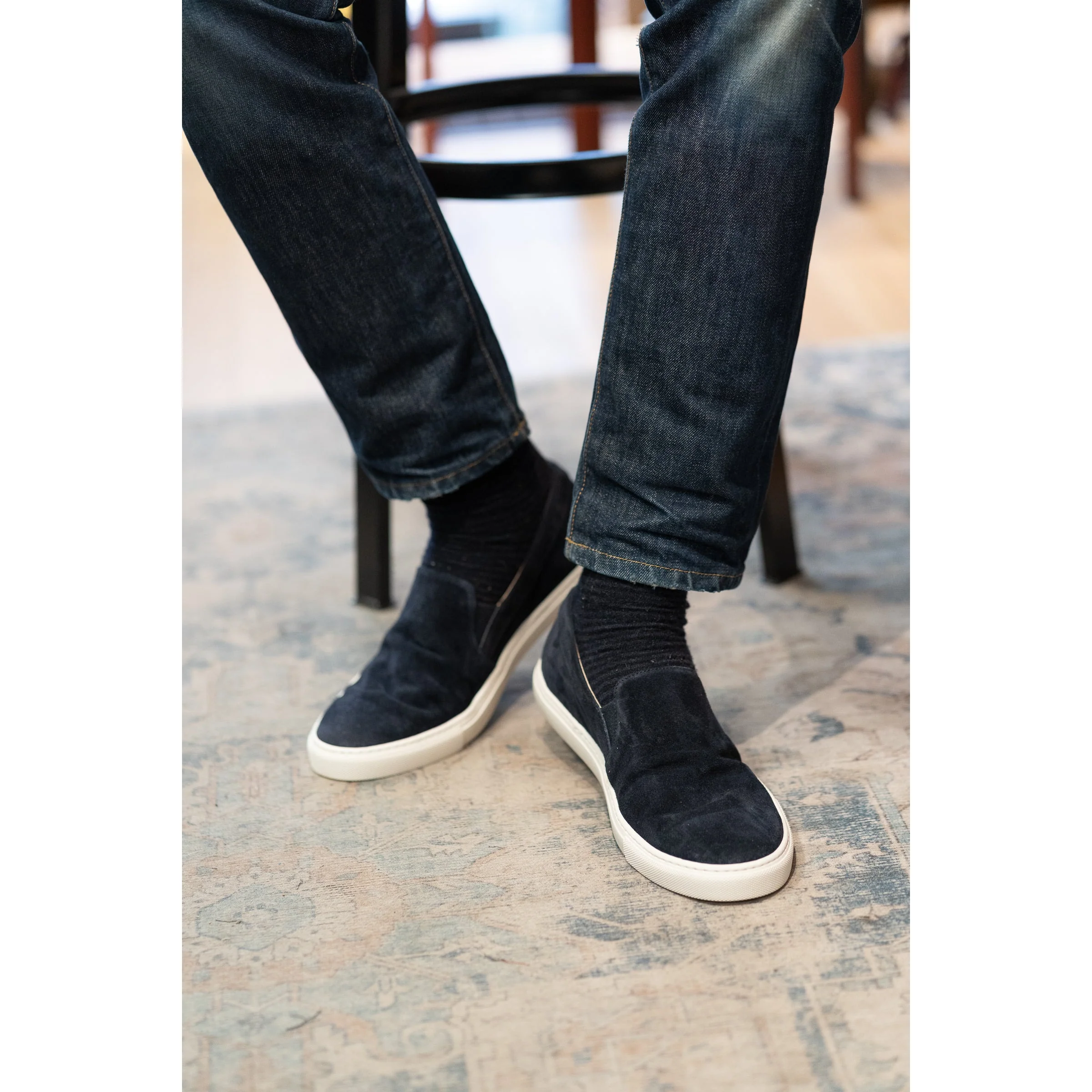 Italian Suede Slip-on Shoes - Image 3
