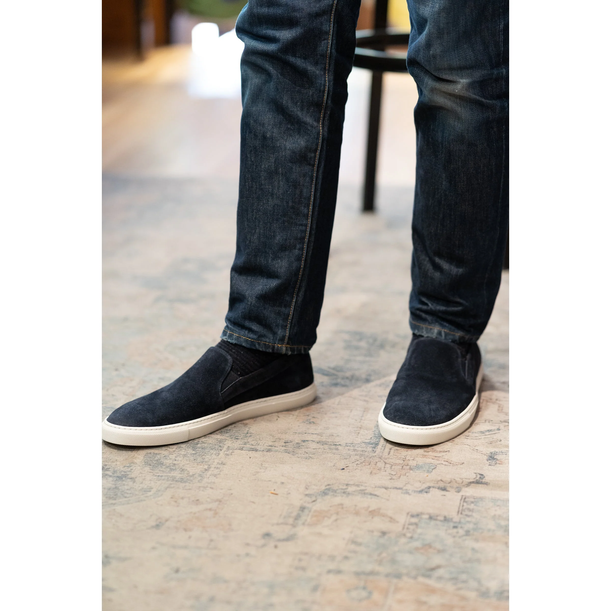Italian Suede Slip-on Shoes - Image 4
