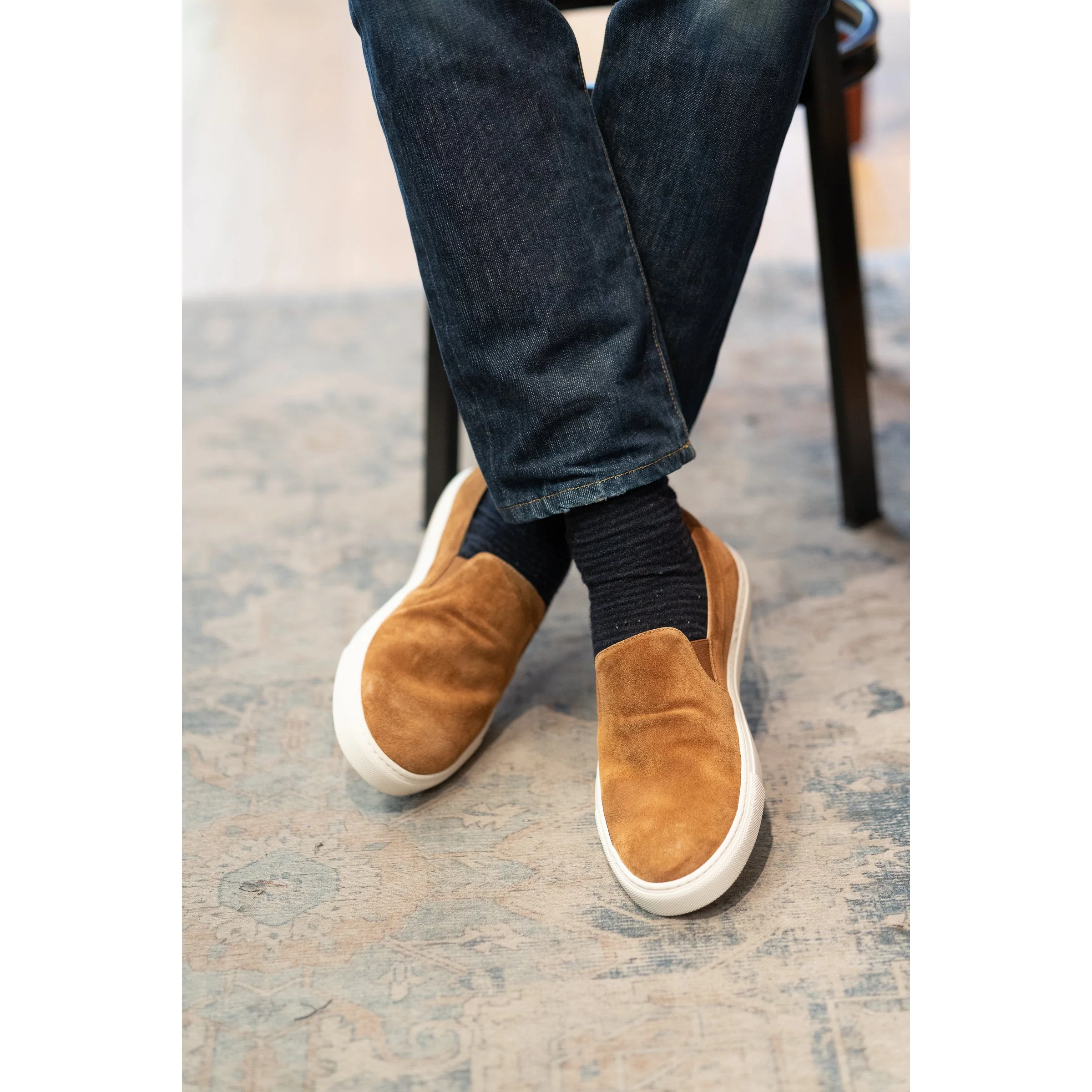 Italian Suede Slip-on Shoes - Image 6