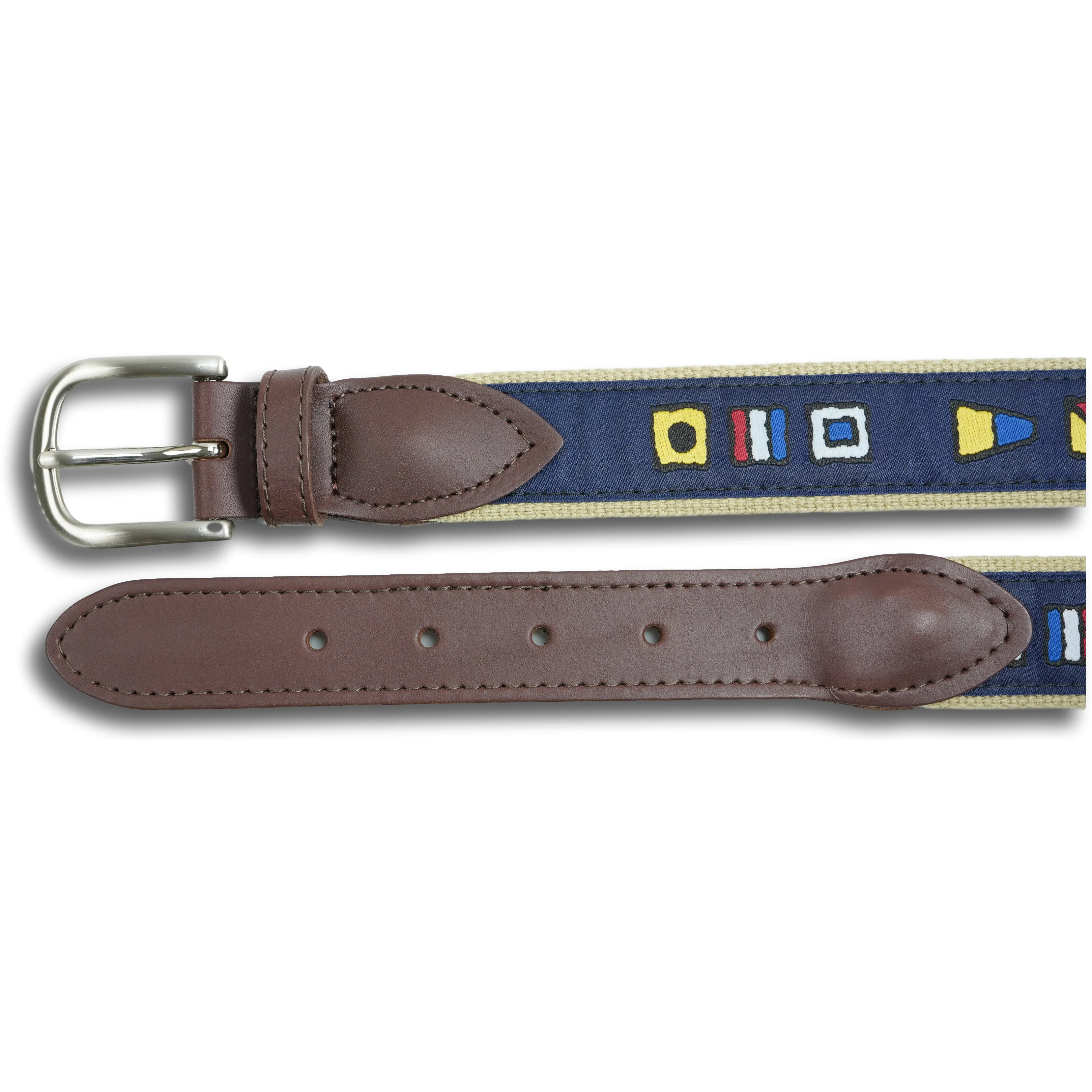 It's 5 O'Clock Somewhere Leather Tab Belt - Image 4