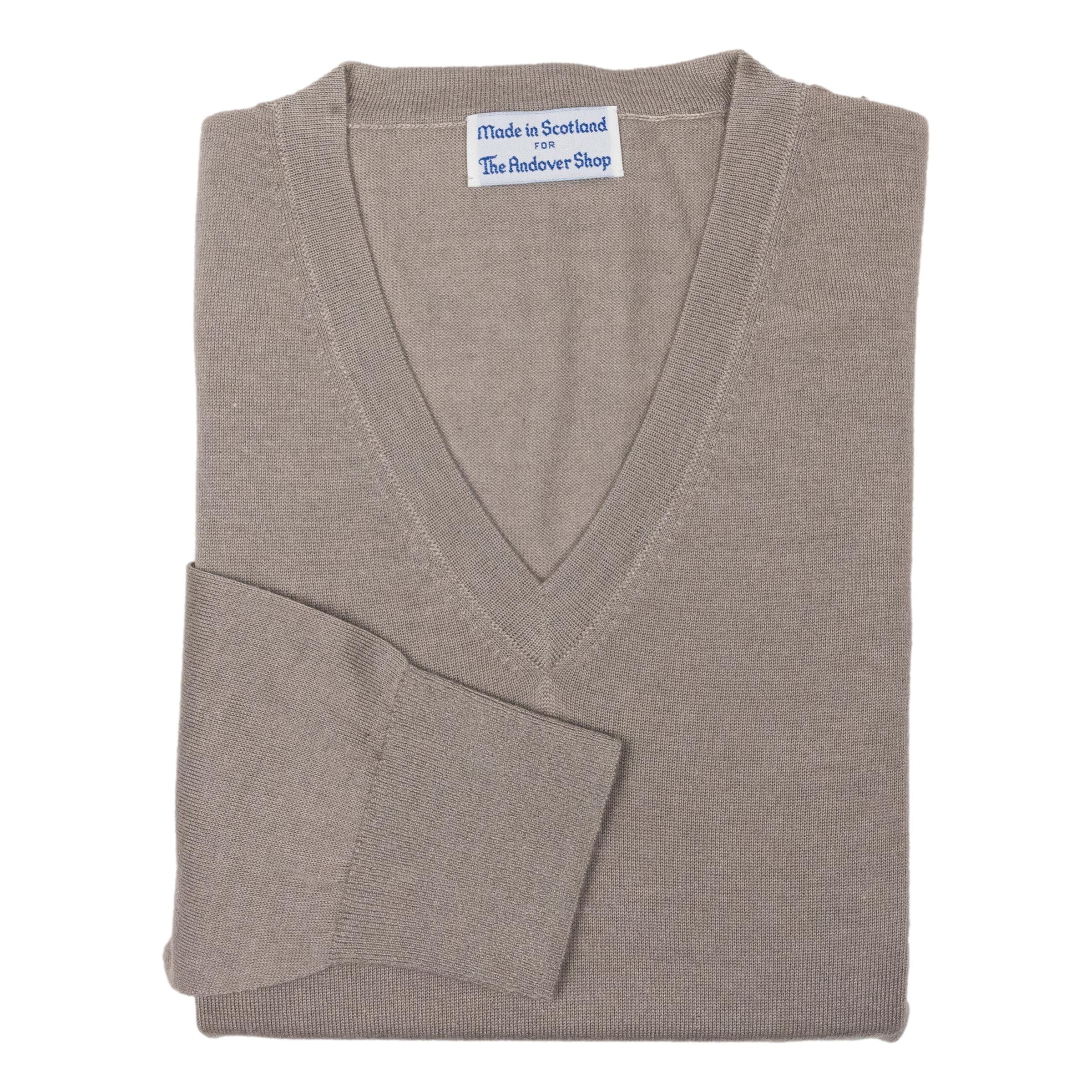 Joshua Cashmere and Silk Blend V-Neck Sweater - Image 4