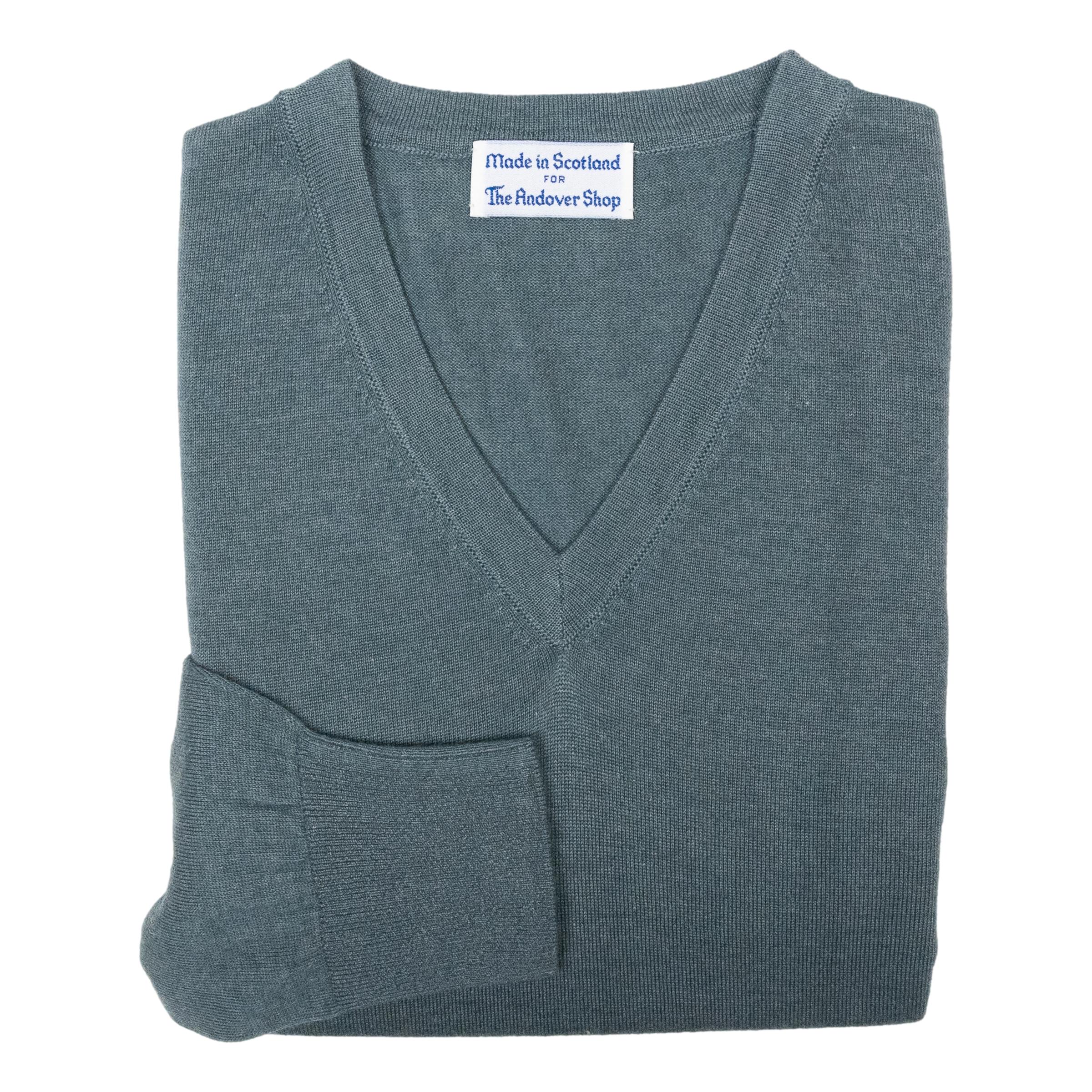 Joshua Cashmere and Silk Blend V-Neck Sweater - Image 7
