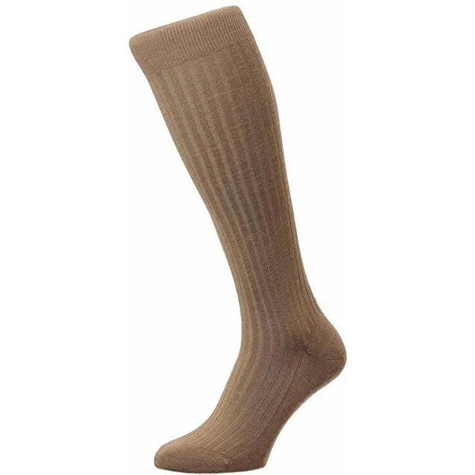 Laburnum 5x3 Rib Merino Over the Calf Wool Dress Socks - Image 15