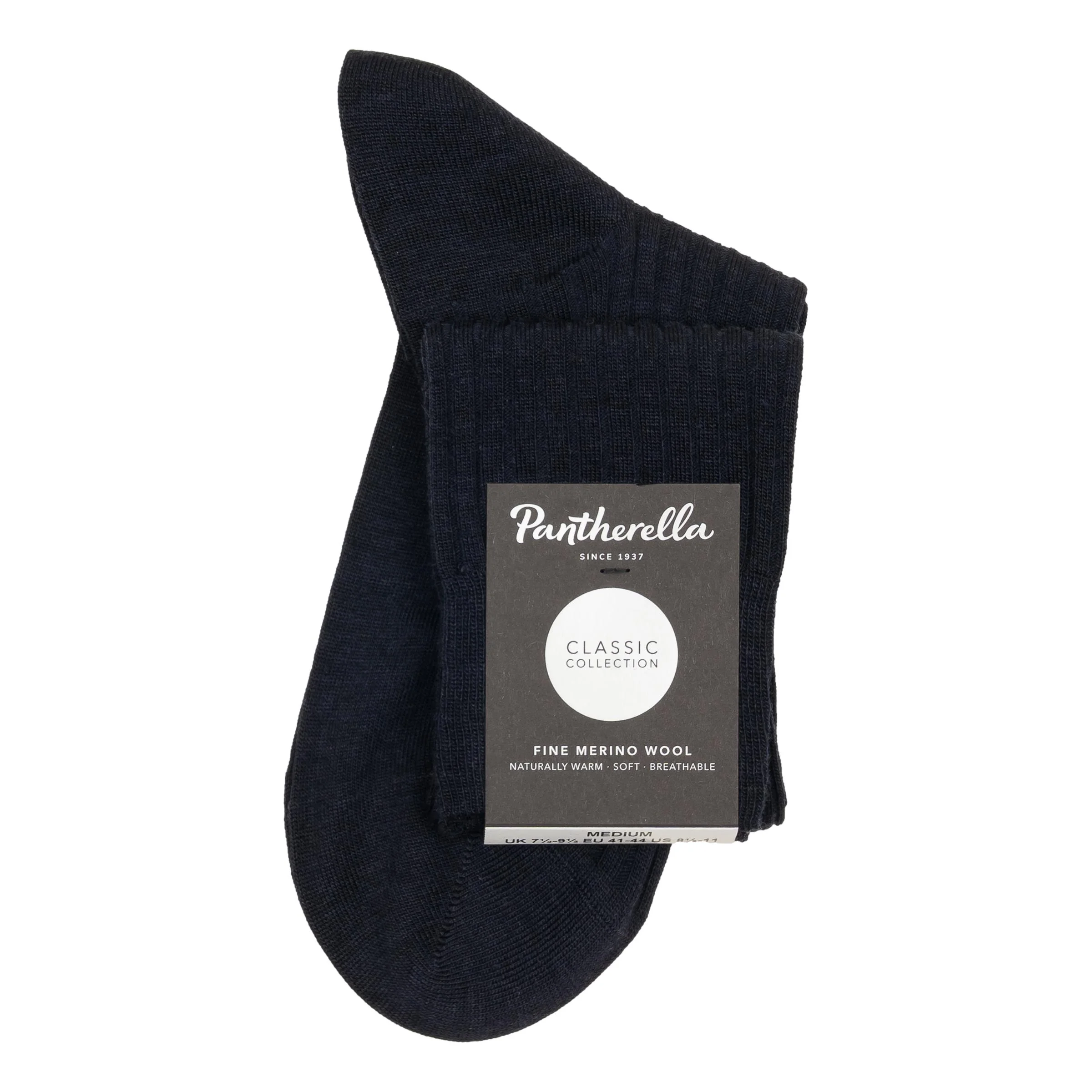Laburnum 5x3 Rib Merino Over the Calf Wool Dress Socks - Image 3