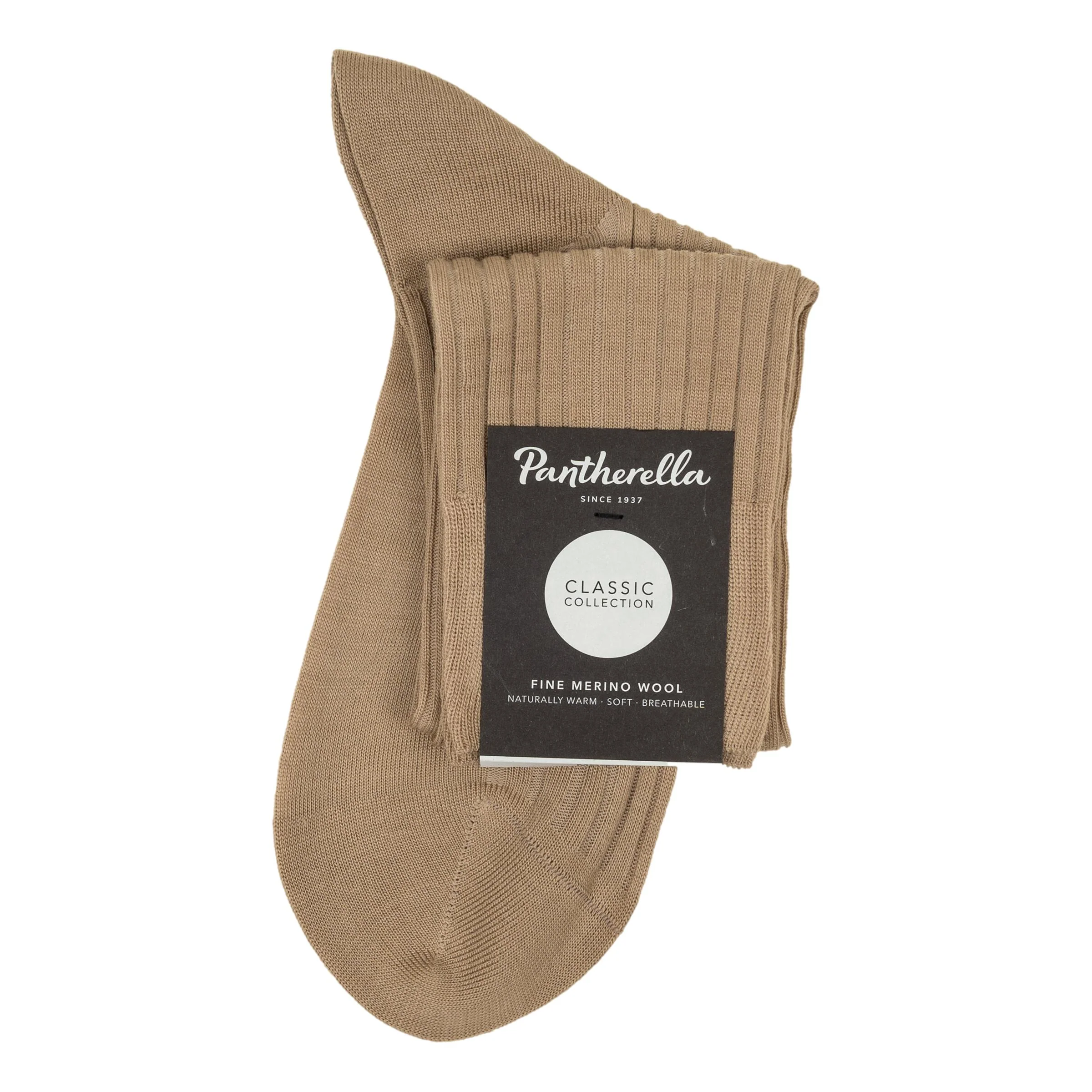 Laburnum 5x3 Rib Merino Over the Calf Wool Dress Socks - Image 6
