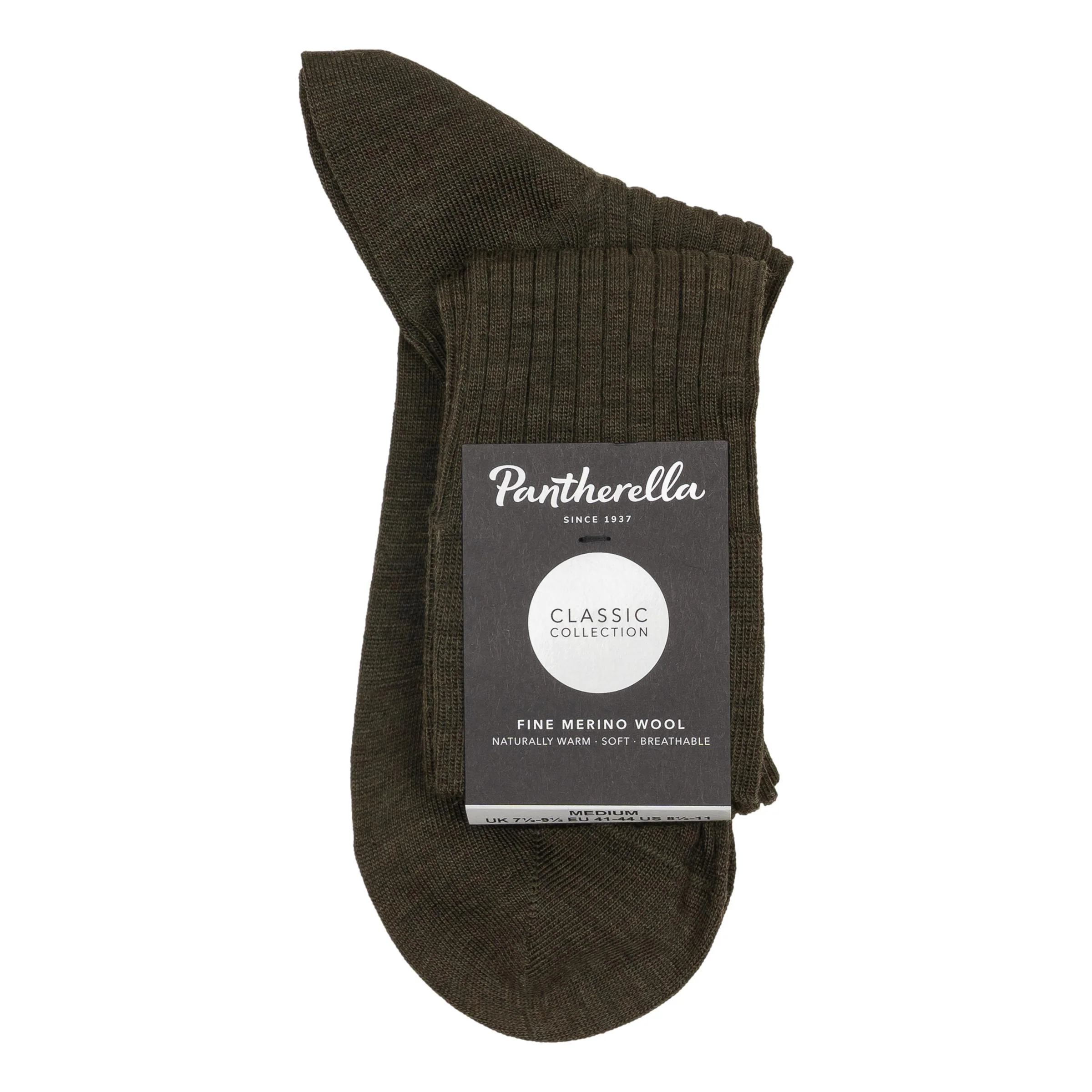 Laburnum 5x3 Rib Merino Over the Calf Wool Dress Socks - Image 7