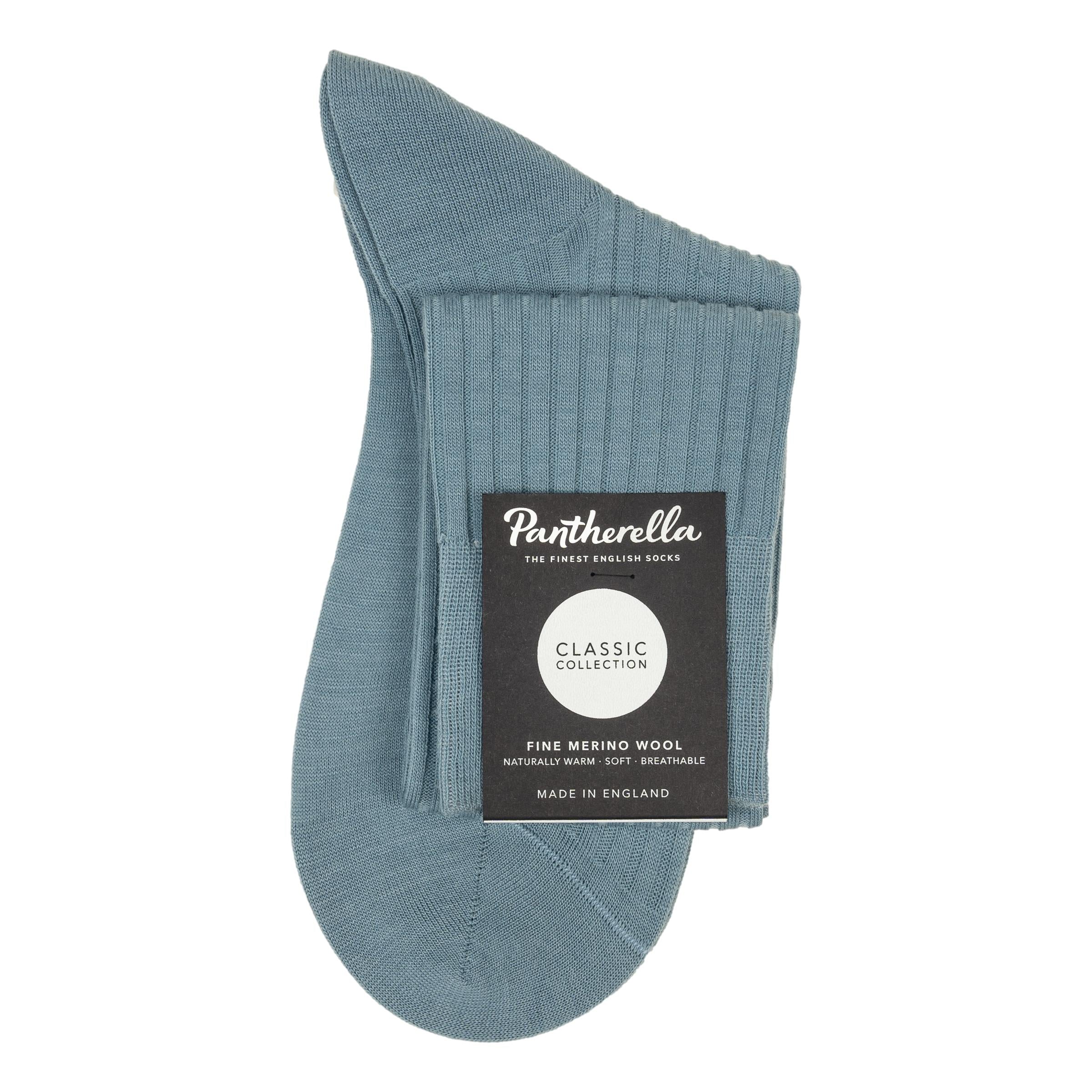 Laburnum 5x3 Rib Merino Over the Calf Wool Dress Socks - Image 8