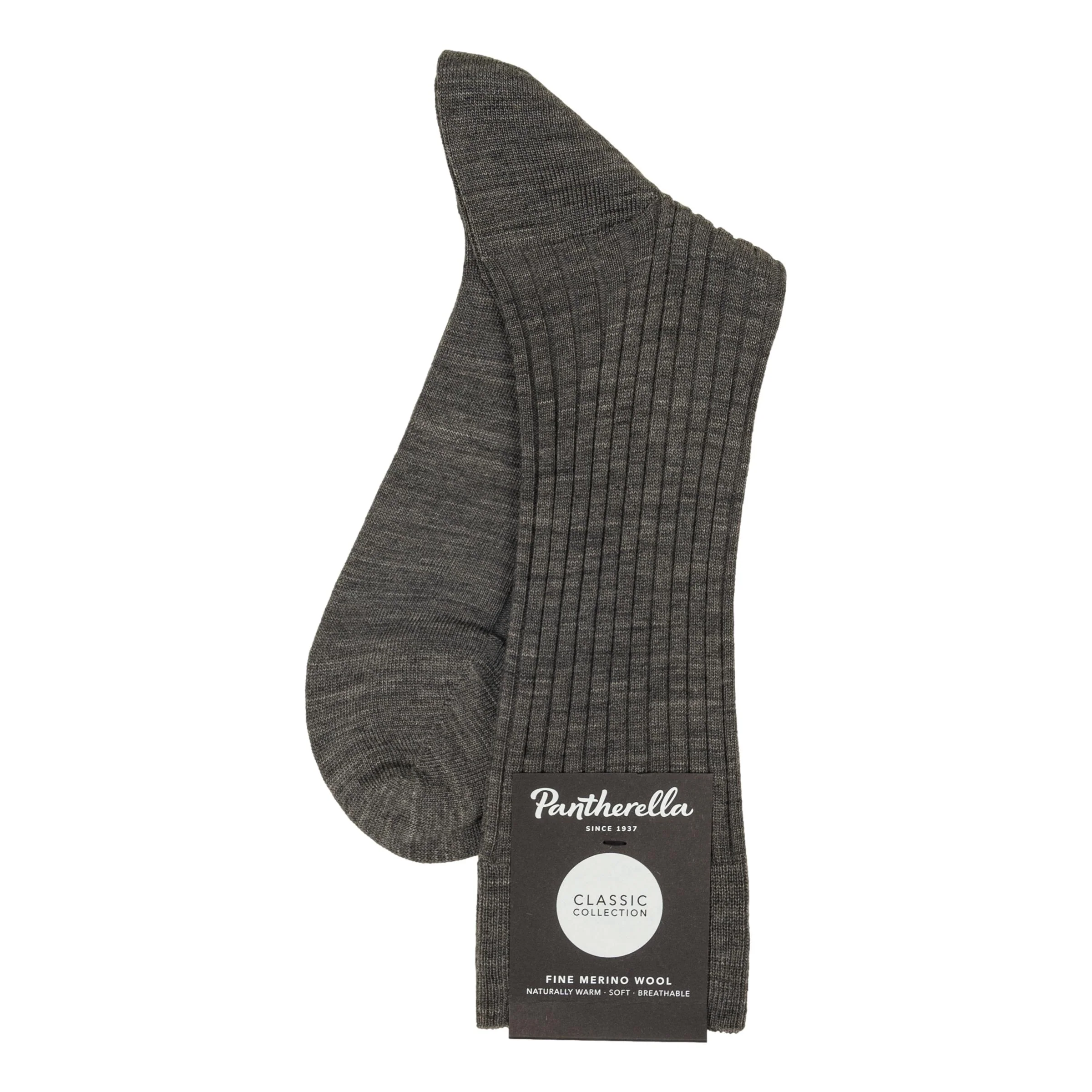 Laburnum 5x3 Rib Merino Wool Mid-calf Dress Socks - Image 15