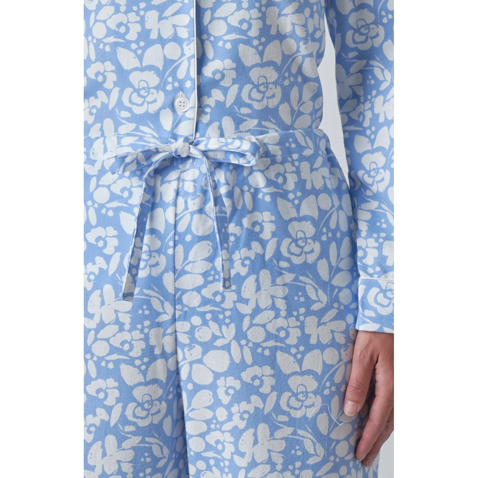Ladies Brushed Cotton Flannel Pyjamas - Image 10