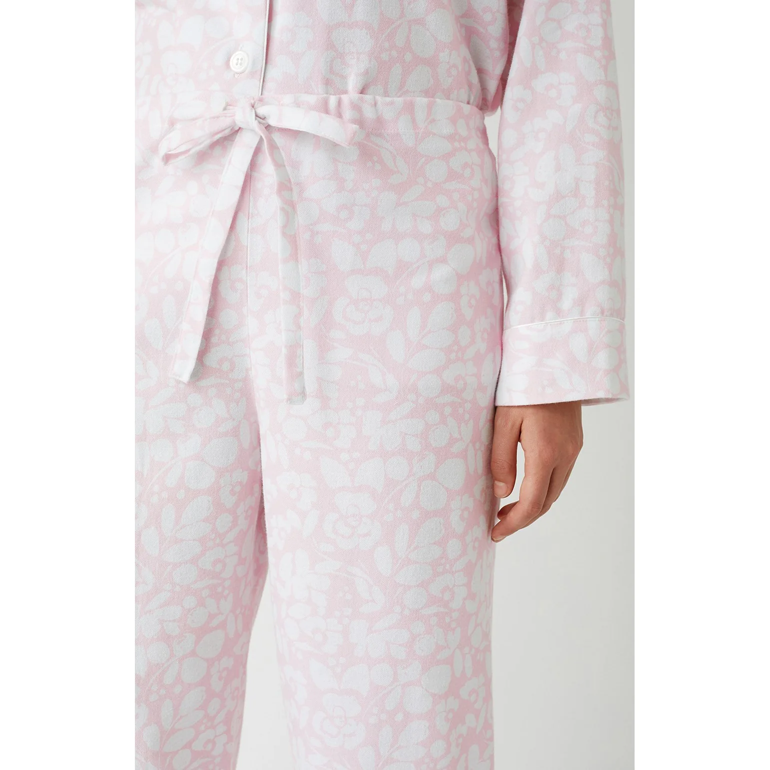 Ladies Brushed Cotton Flannel Pyjamas - Image 7