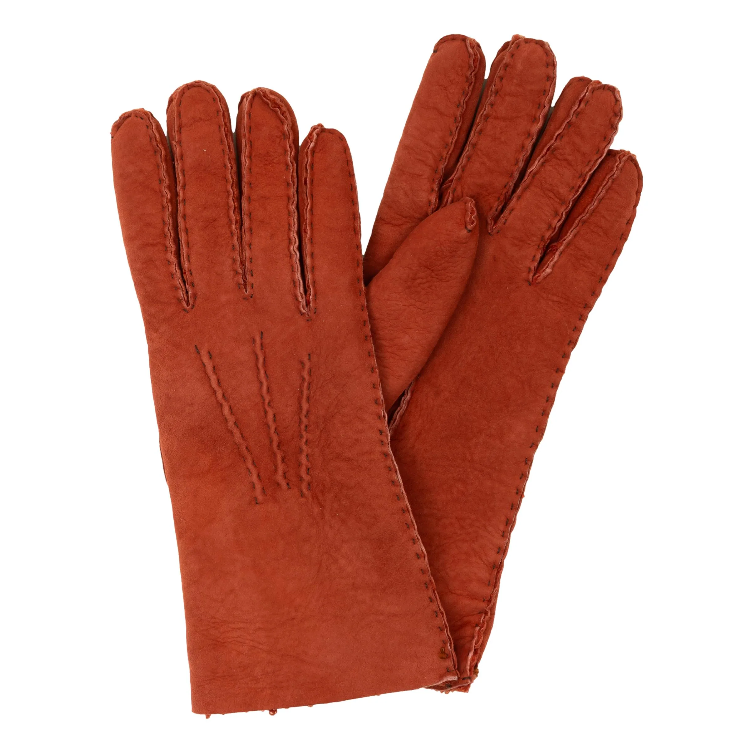 Ladies Handsewn Shearling Gloves - Image 4