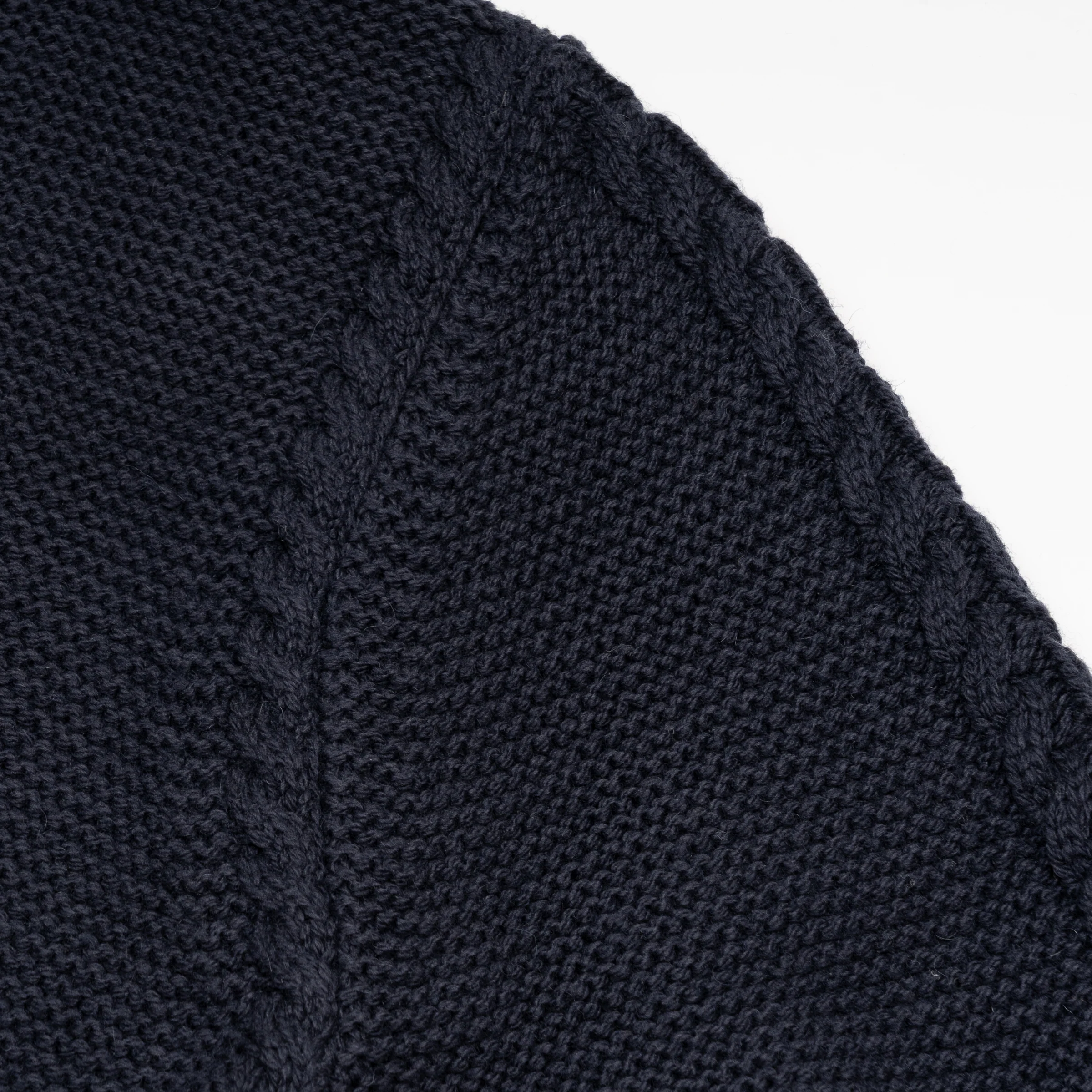 Ladies Knitted Cable Funnel Neck Sweater - Image 4