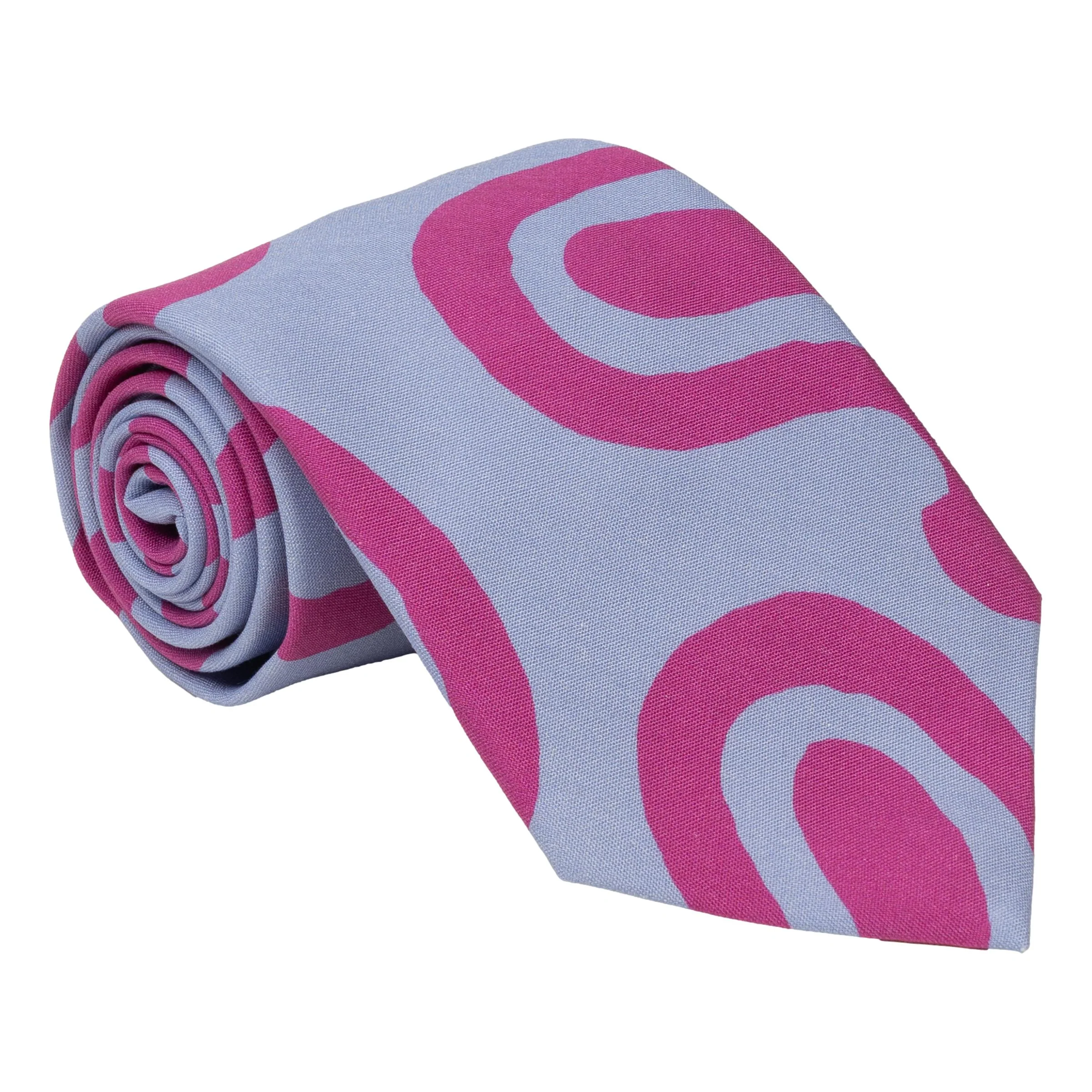 Large Paisley Print Silk Tie - Image 4