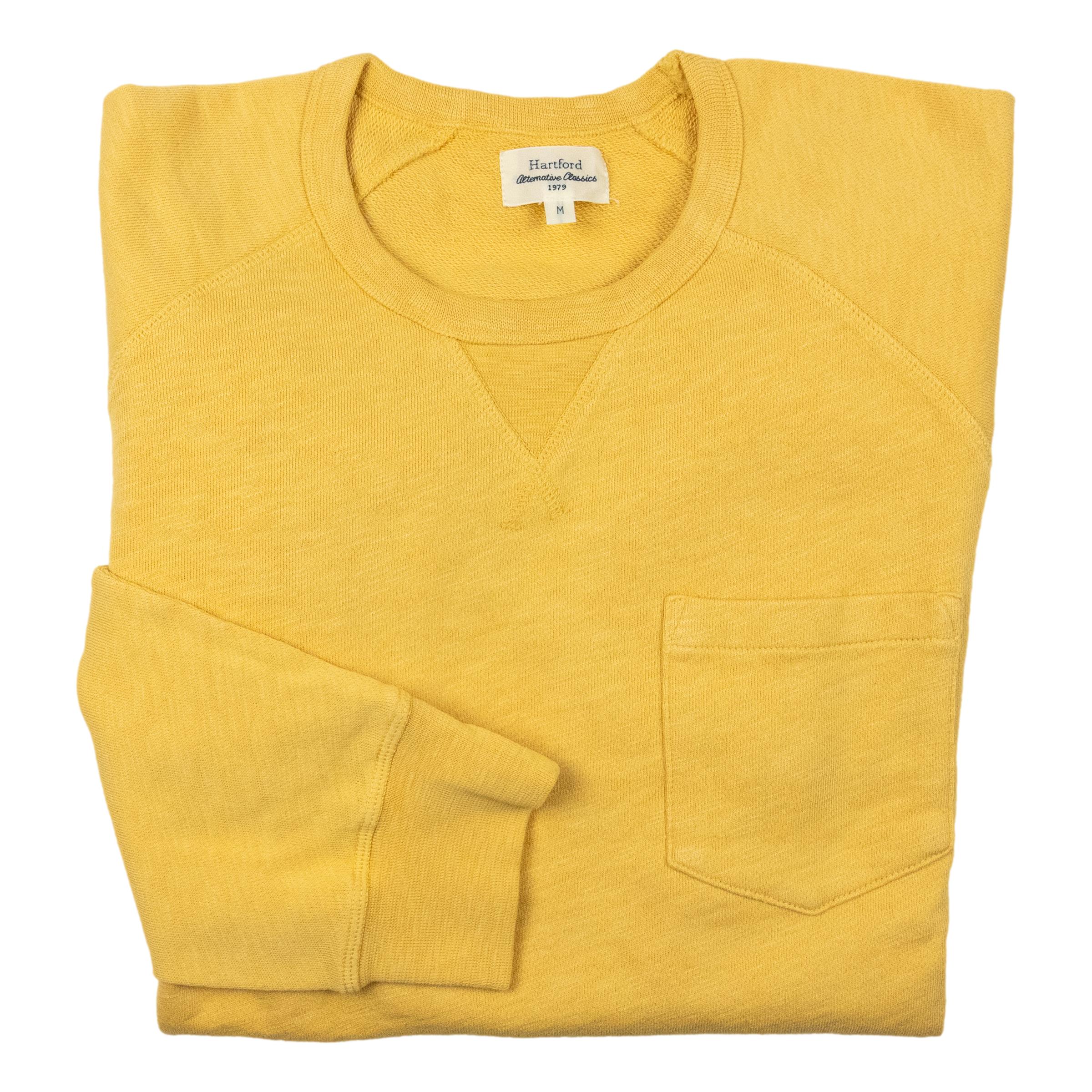 Light Cotton Pocket Crewneck Sweatshirt - Image 4