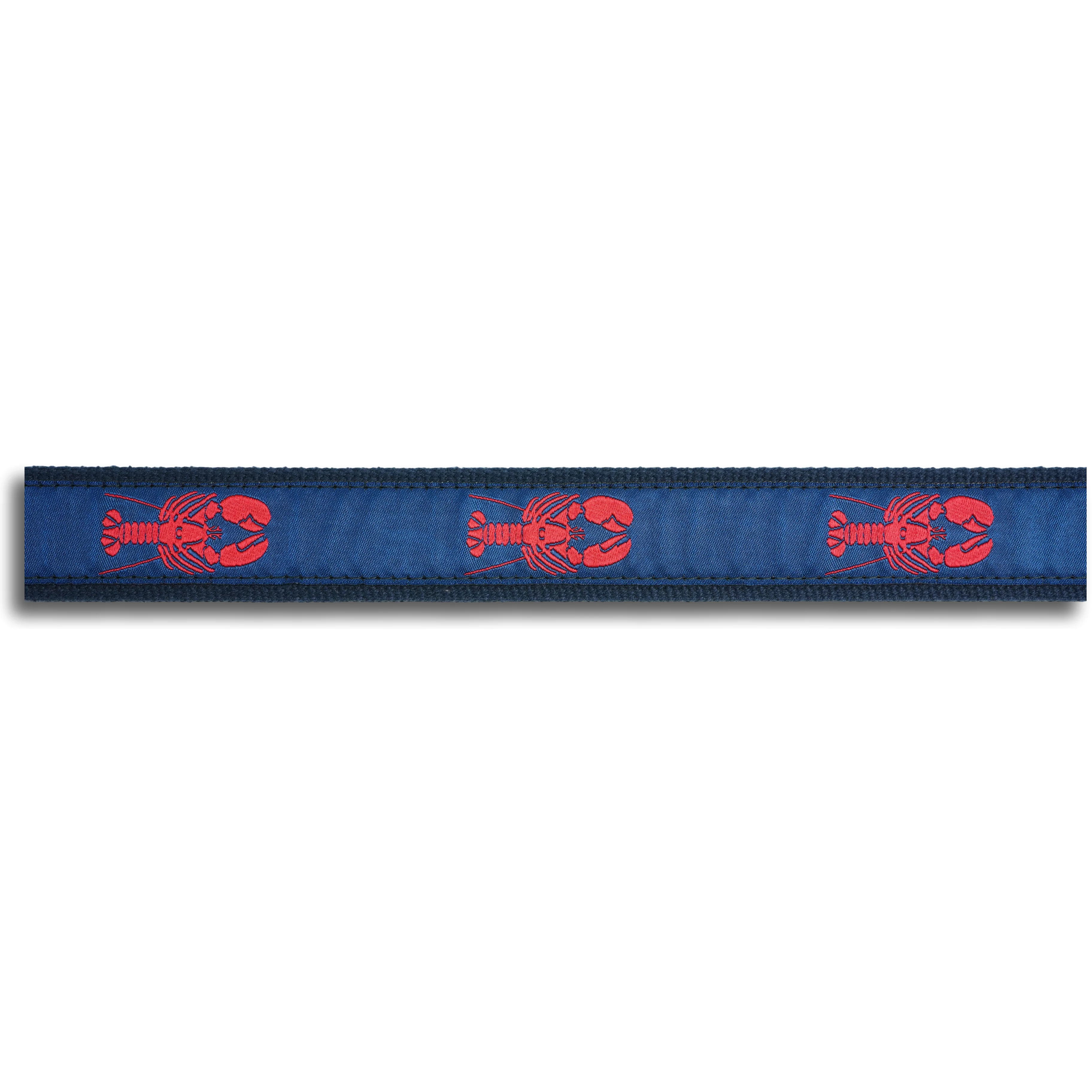 Lobster Leather Tab Ribbon Belt - Image 3