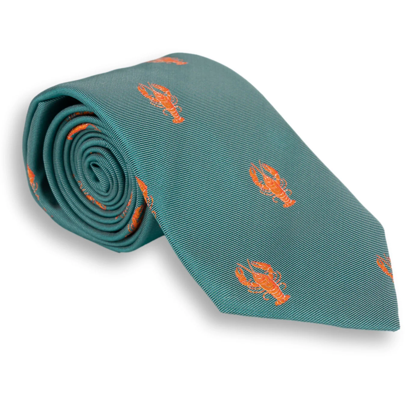Lobster Silk Woven Tie - Image 4