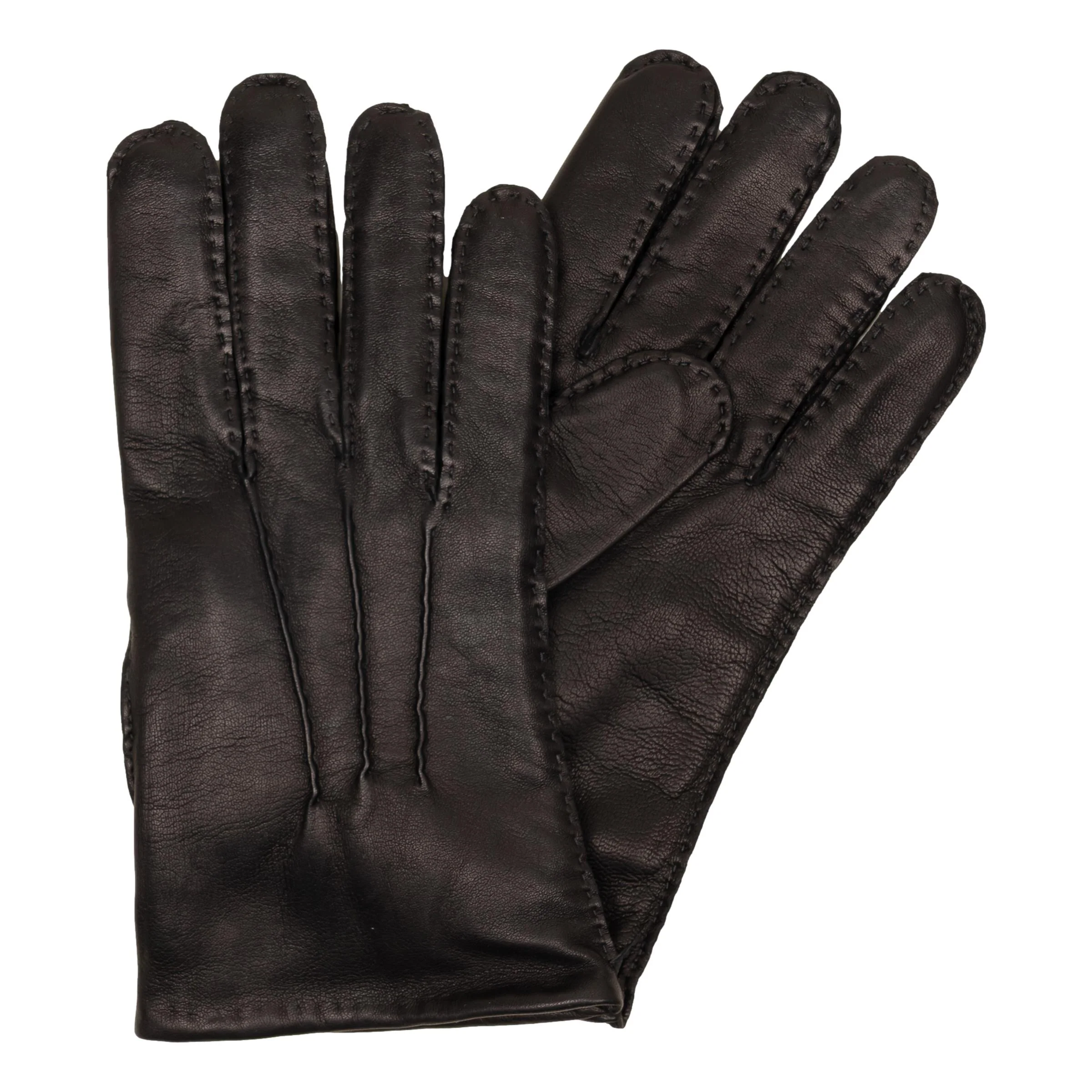 Men's Handsewn Capeskin Gloves with Cashmere Lining - Image 3