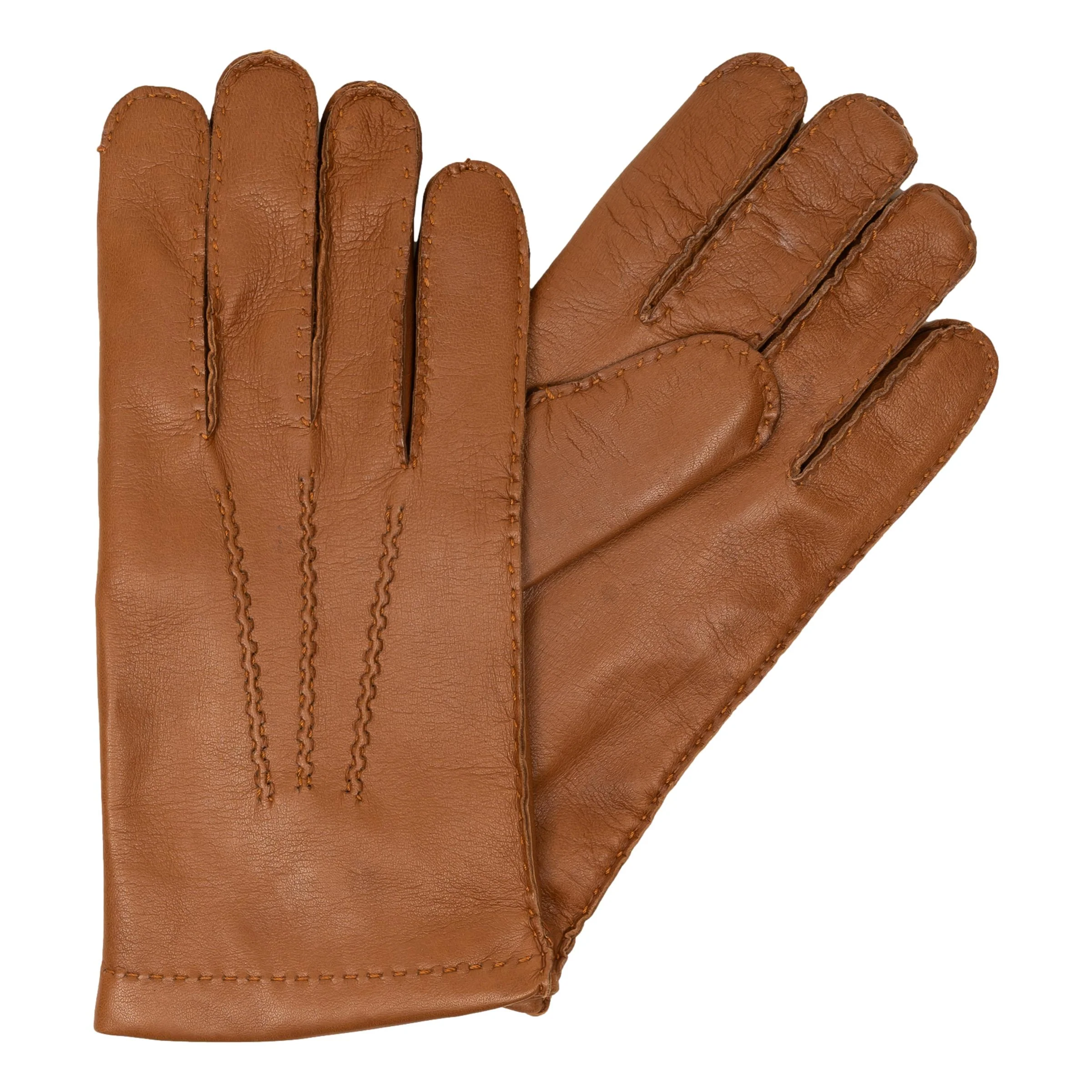 Men's Nappa Leather Gloves with Cashmere Lining and Palm Vent - Image 3