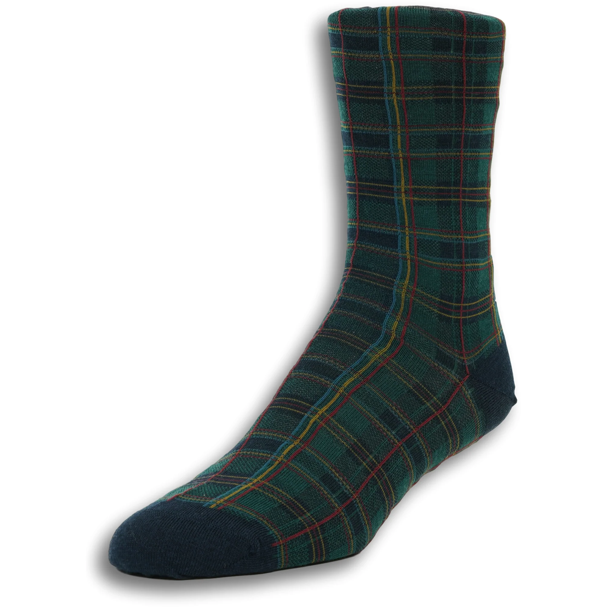 Merino Wool Check Tartan Socks - Image 3