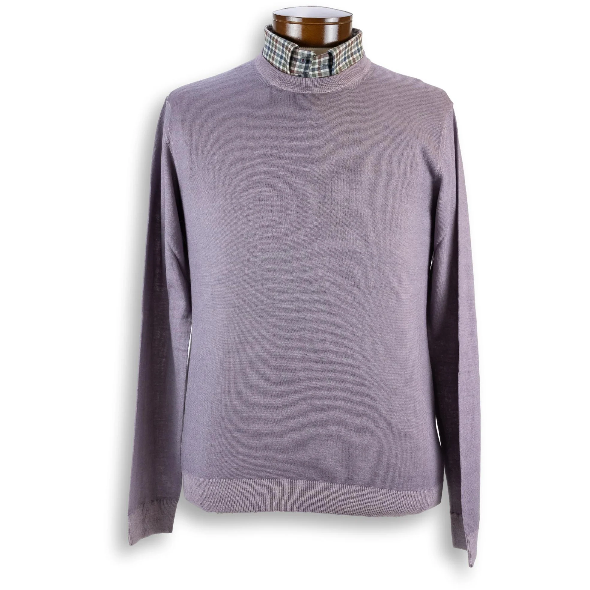 Merino Wool Crew Neck Sweater - Image 3