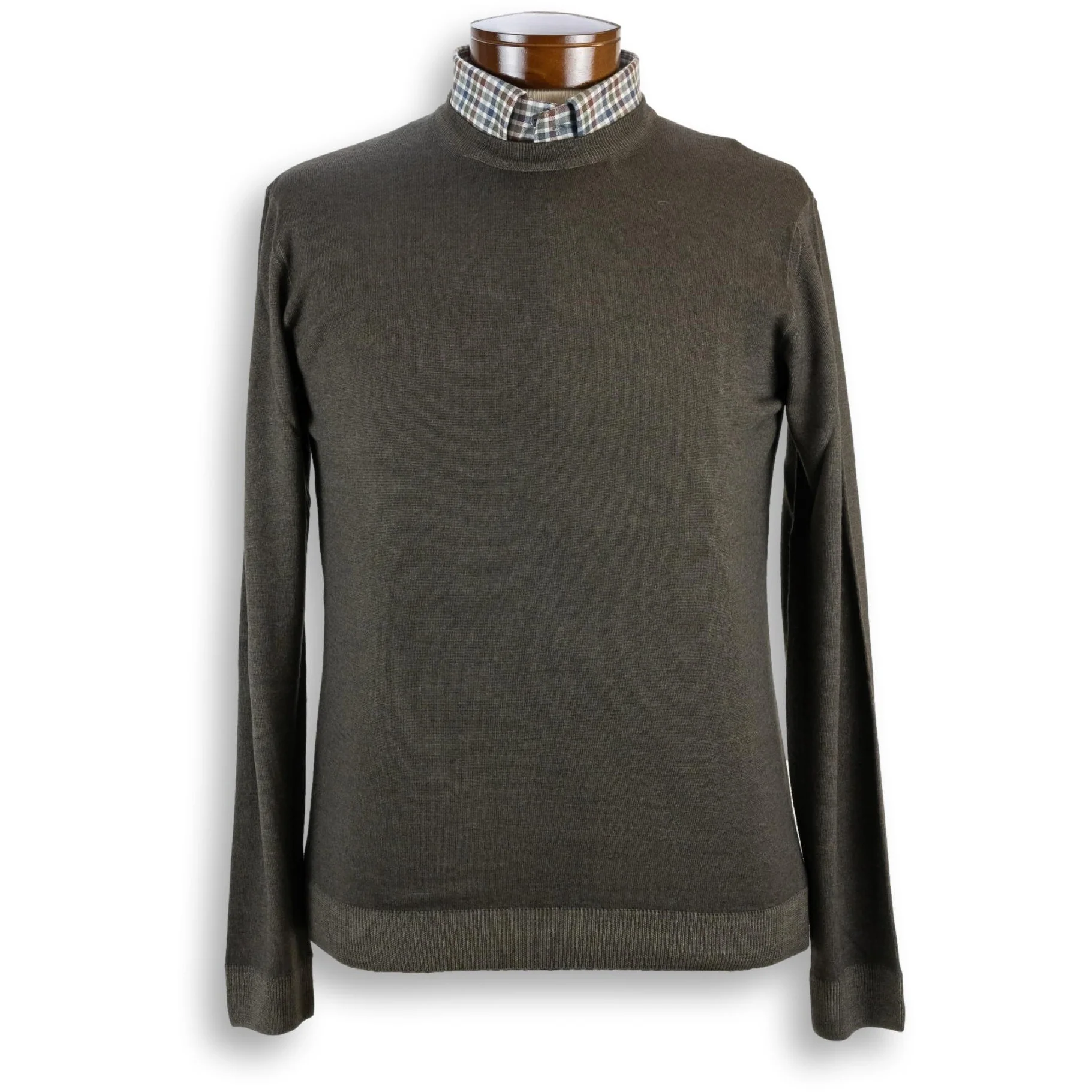 Merino Wool Crew Neck Sweater - Image 5