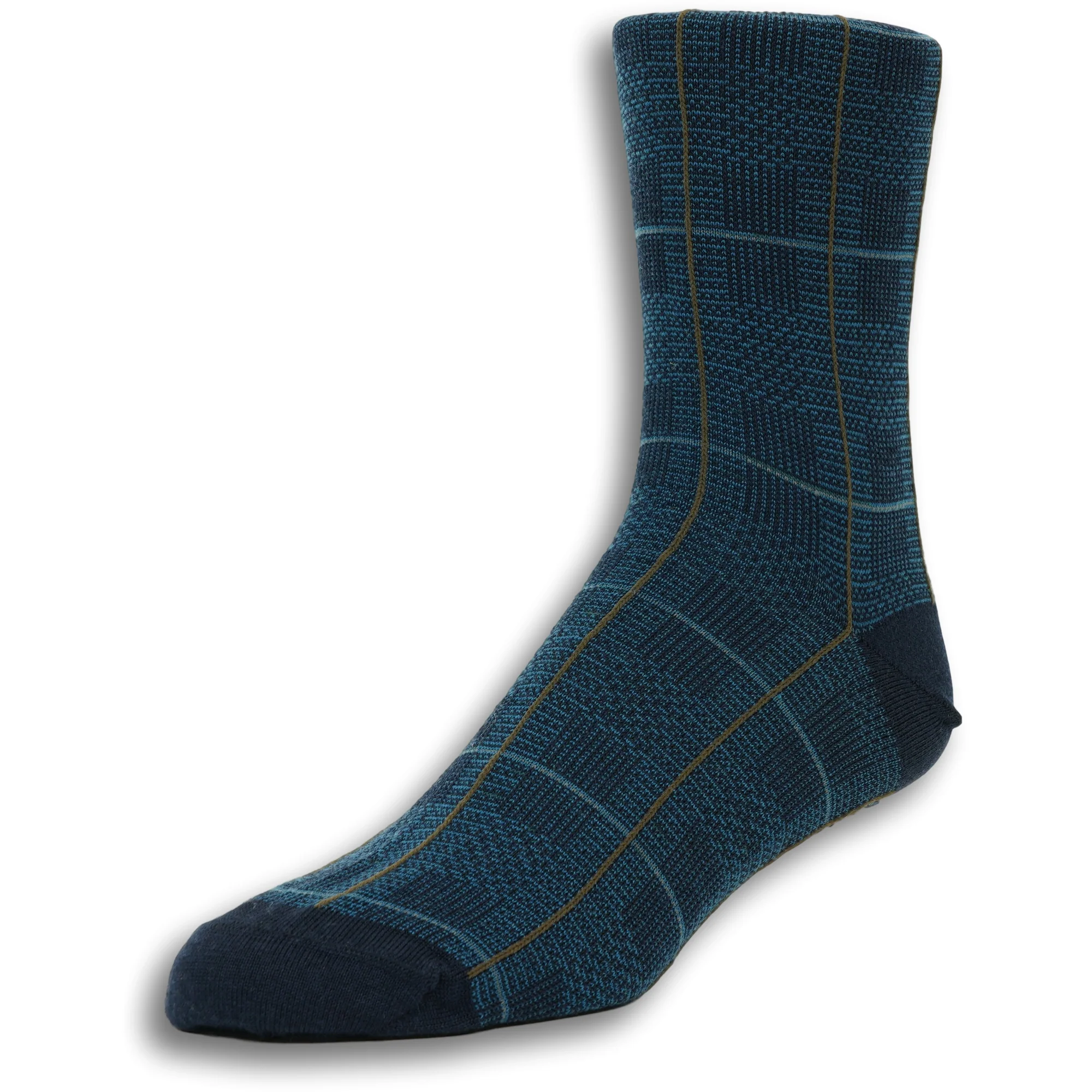 Merino Wool Windowpane Socks - Image 3