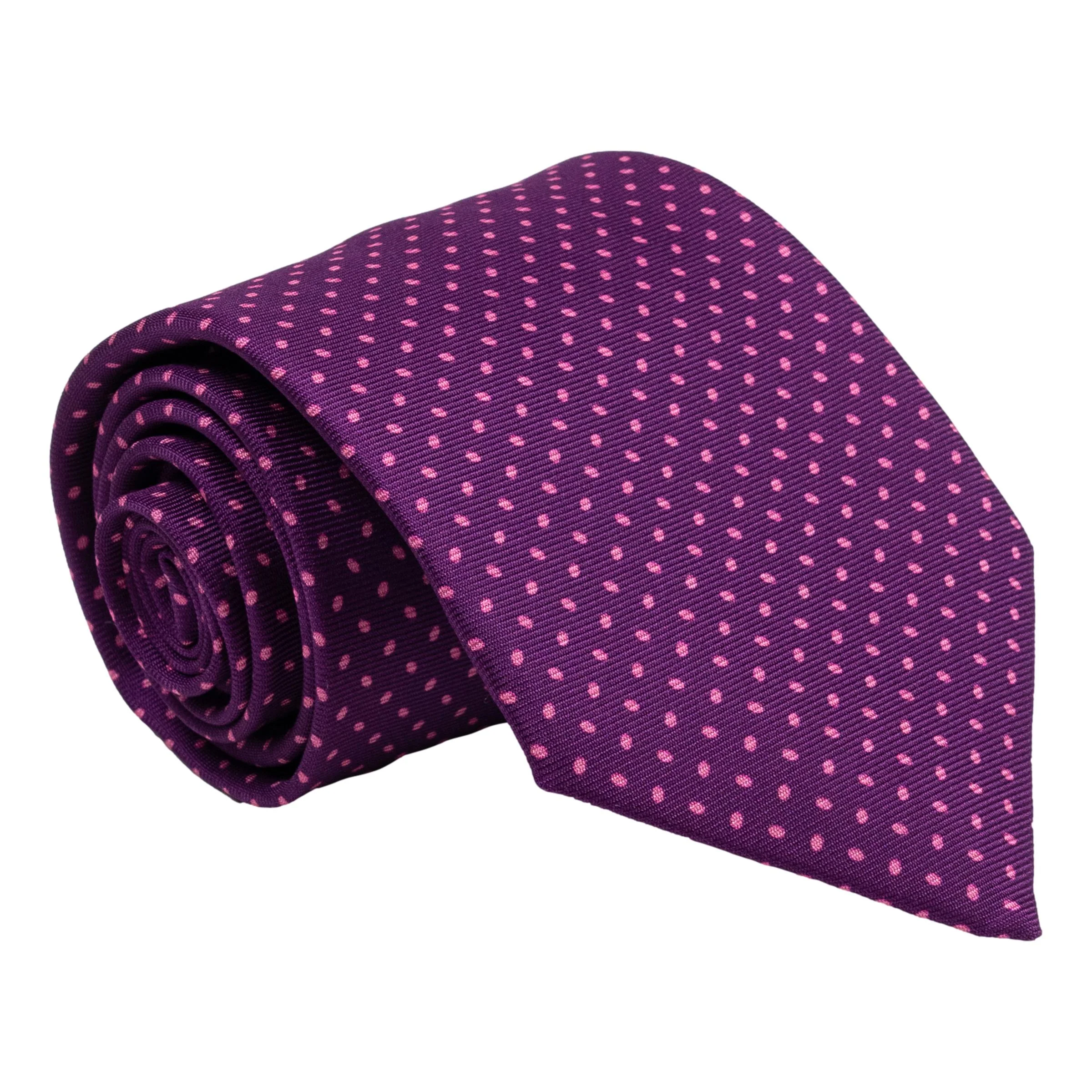 Micro Oval Silk Tie - Image 6