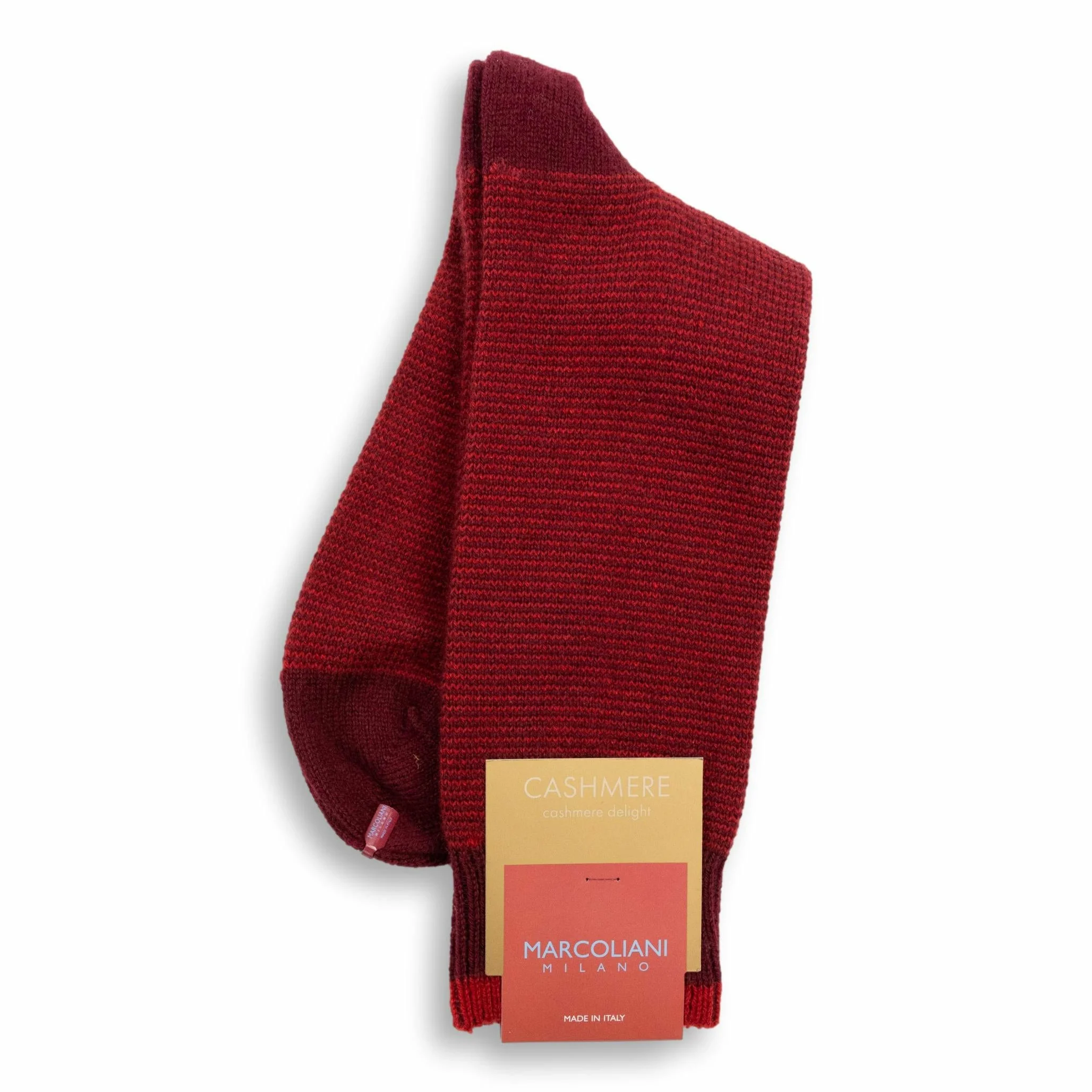 Micro Stripe Cashmere Mid-Calf Dress Socks - Image 2