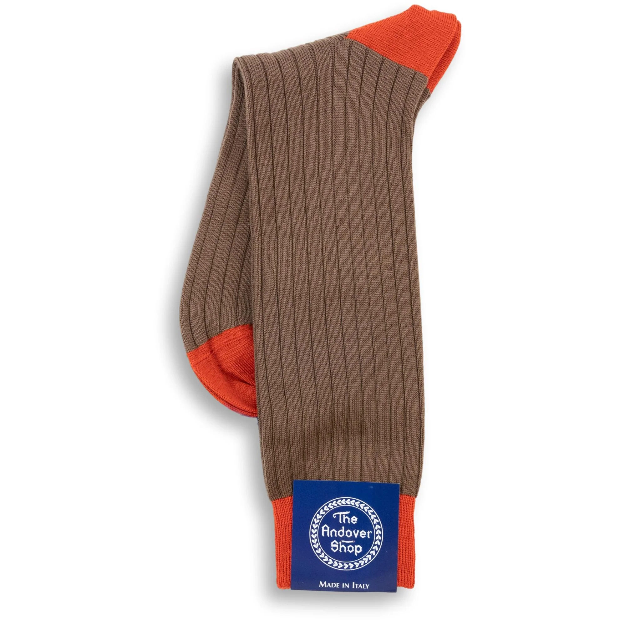 Mid-Calf Alternating Toe and Heel Wool Dress Sock - Image 3